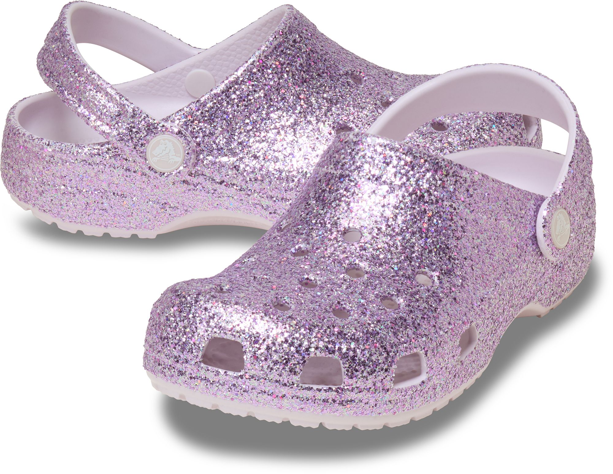 Crocs Kids' Classic Glitter Clogs product image