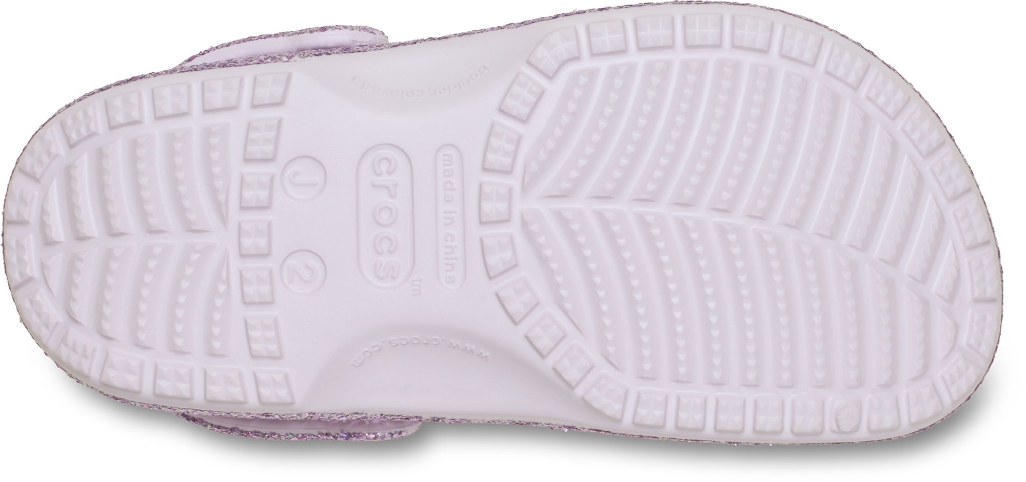 Crocs Kids' Classic Glitter Clogs product image