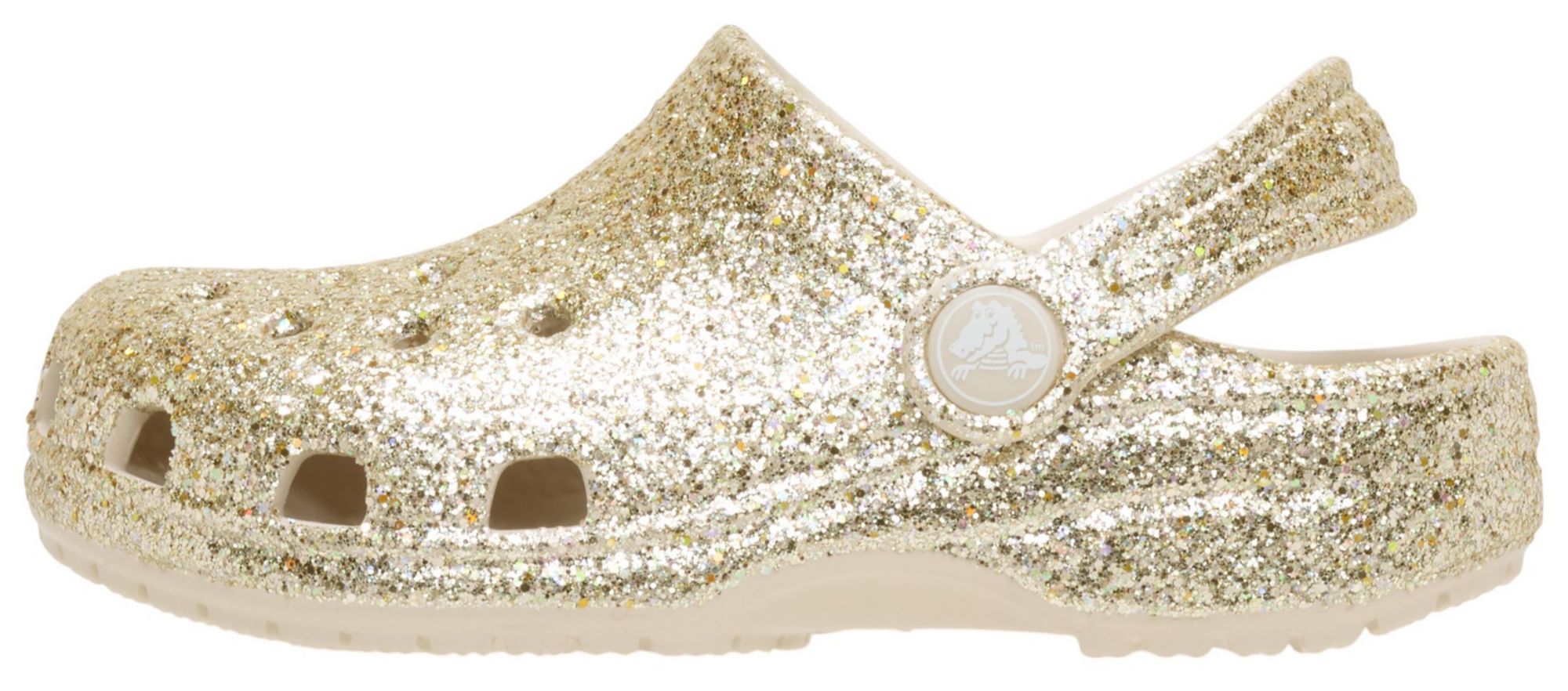 Crocs Toddler Iridescent Glitter Clogs product image