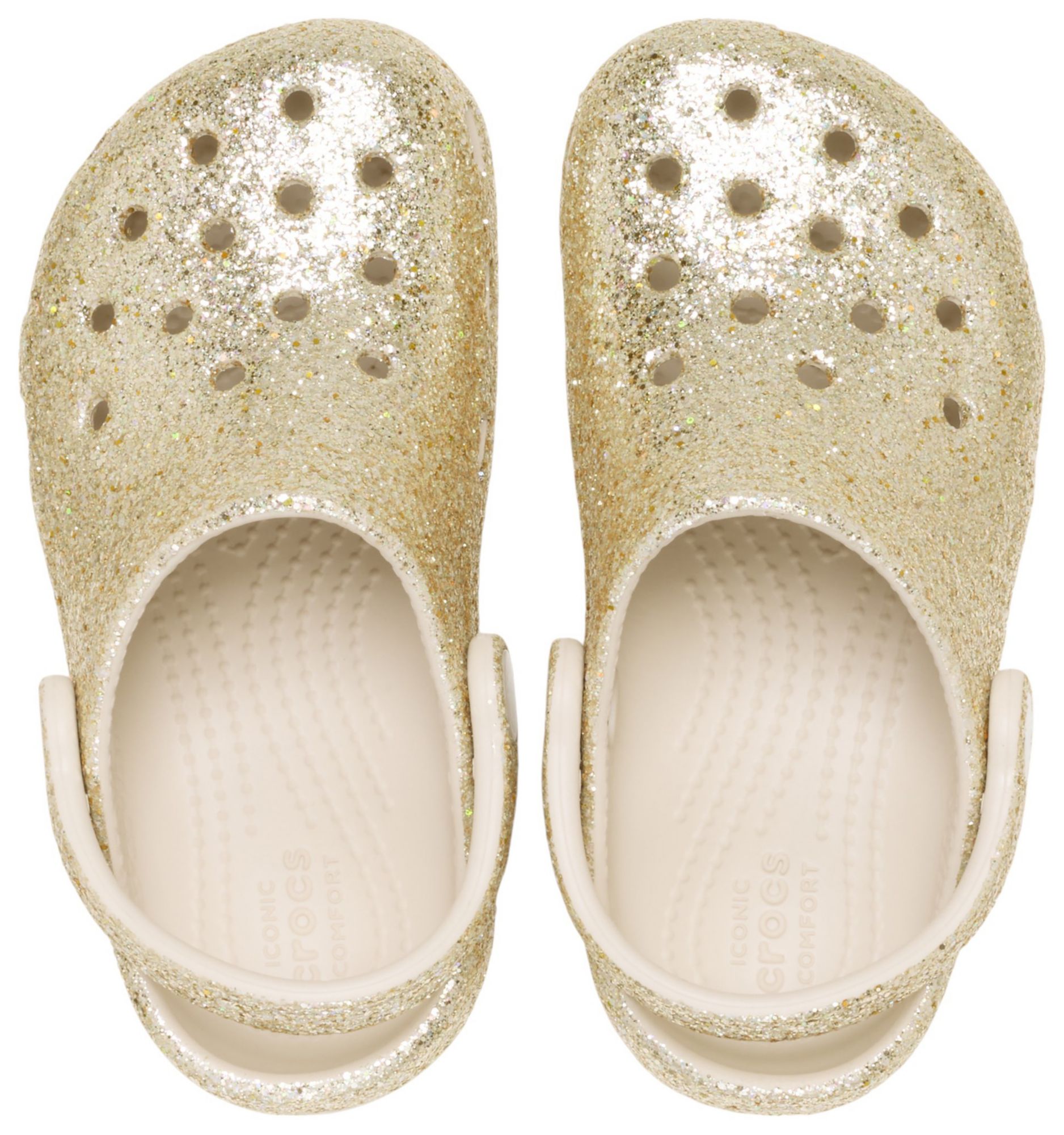 Crocs Toddler Iridescent Glitter Clogs product image