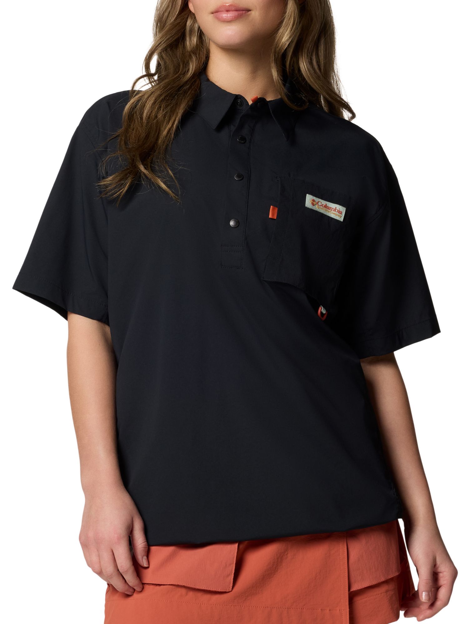 Columbia Men's Cove Beach Woven Shot Sleeve Button Up Pullover product image