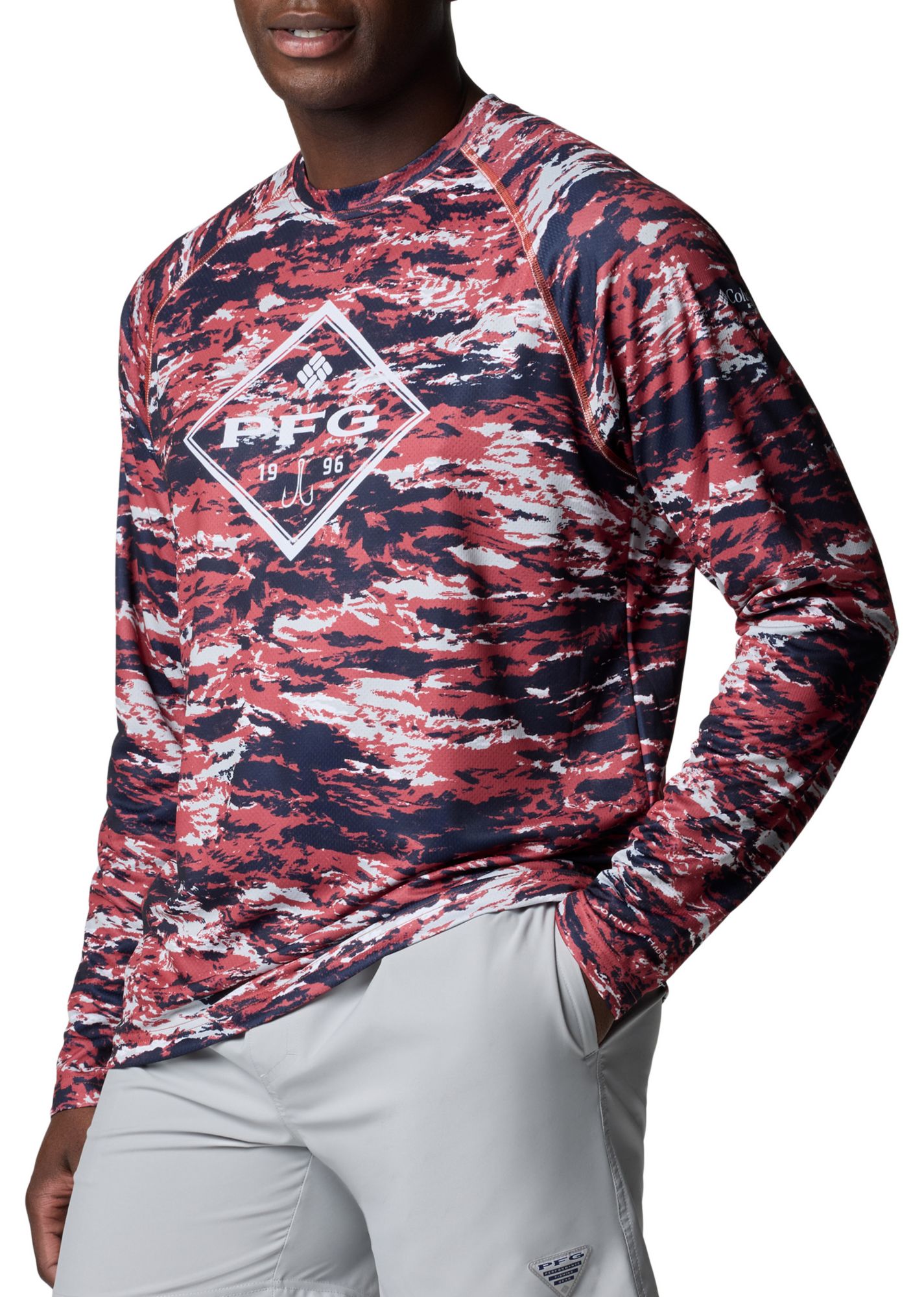 Columbia Men's PFG Super Solar Stream Graphic Long Sleeve Shirt product image