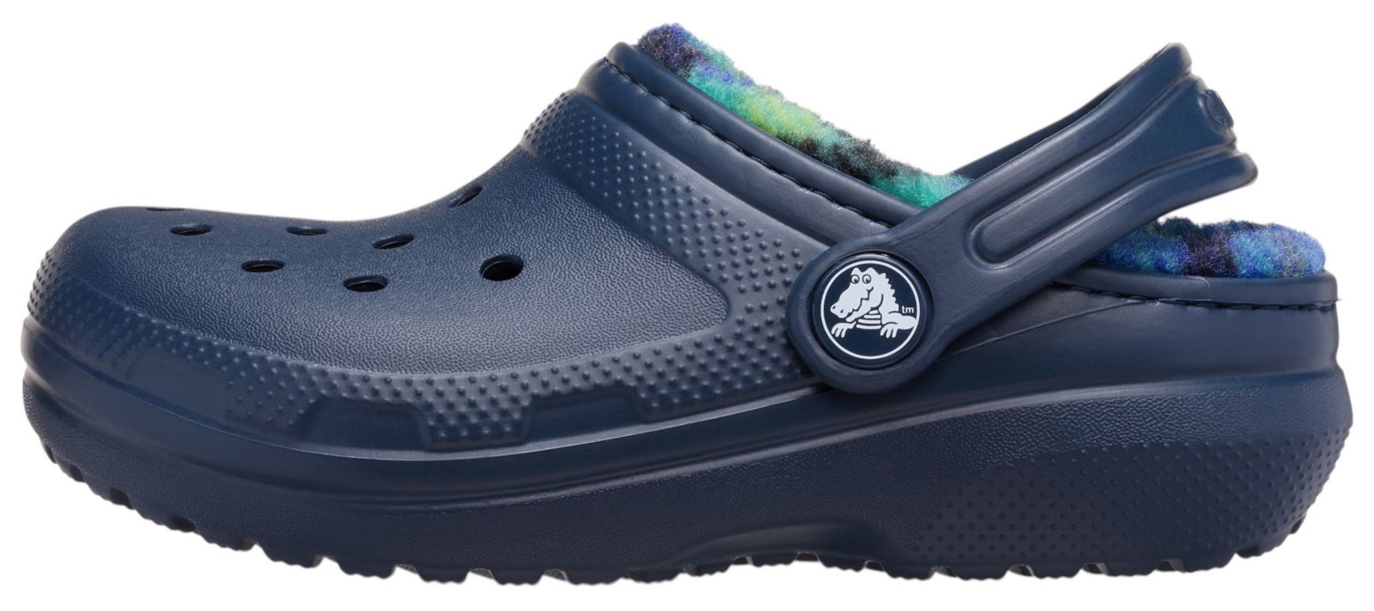 Crocs Kids' Classic Lined Bold Check Clog product image