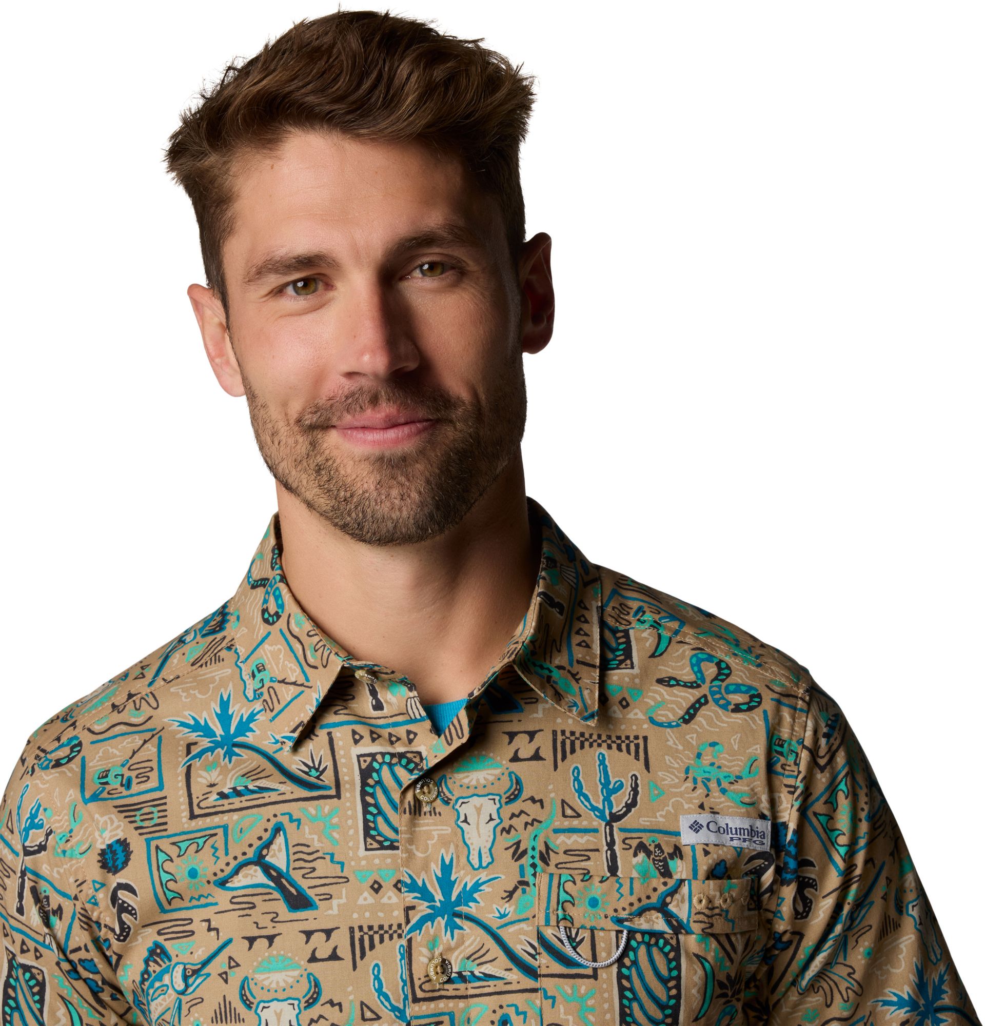 Columbia Men's PFG Wild Cast Camp Shirt product image