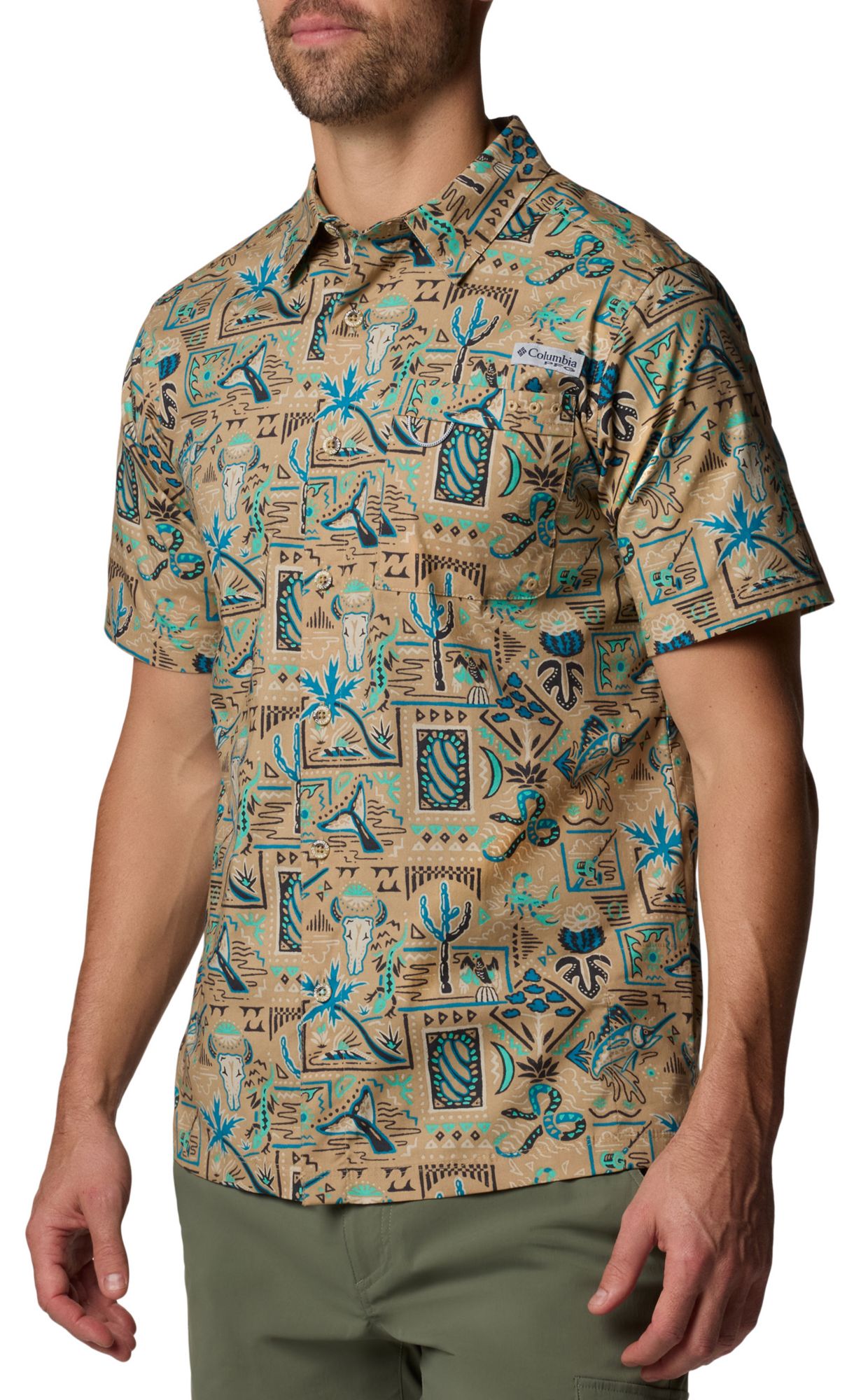 Columbia Men's PFG Wild Cast Camp Shirt product image