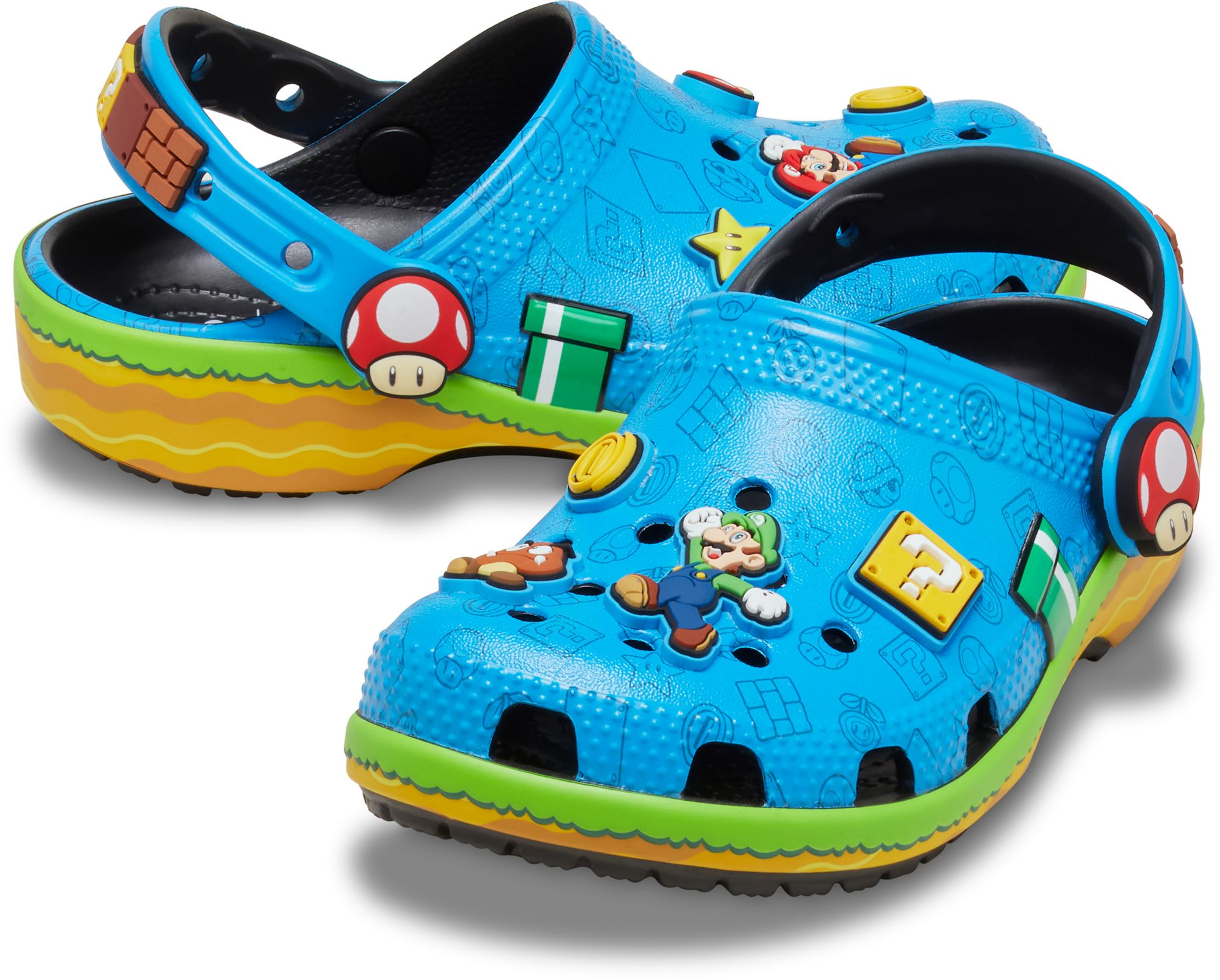 Crocs Kids Super Mario Core Classic Clogs product image