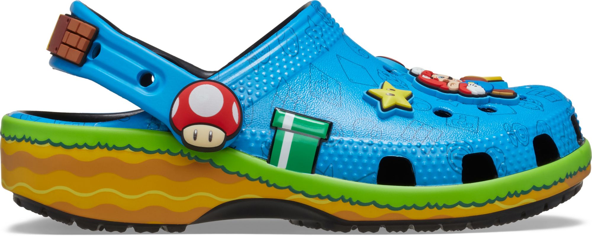 Crocs Kids Super Mario Core Classic Clogs product image