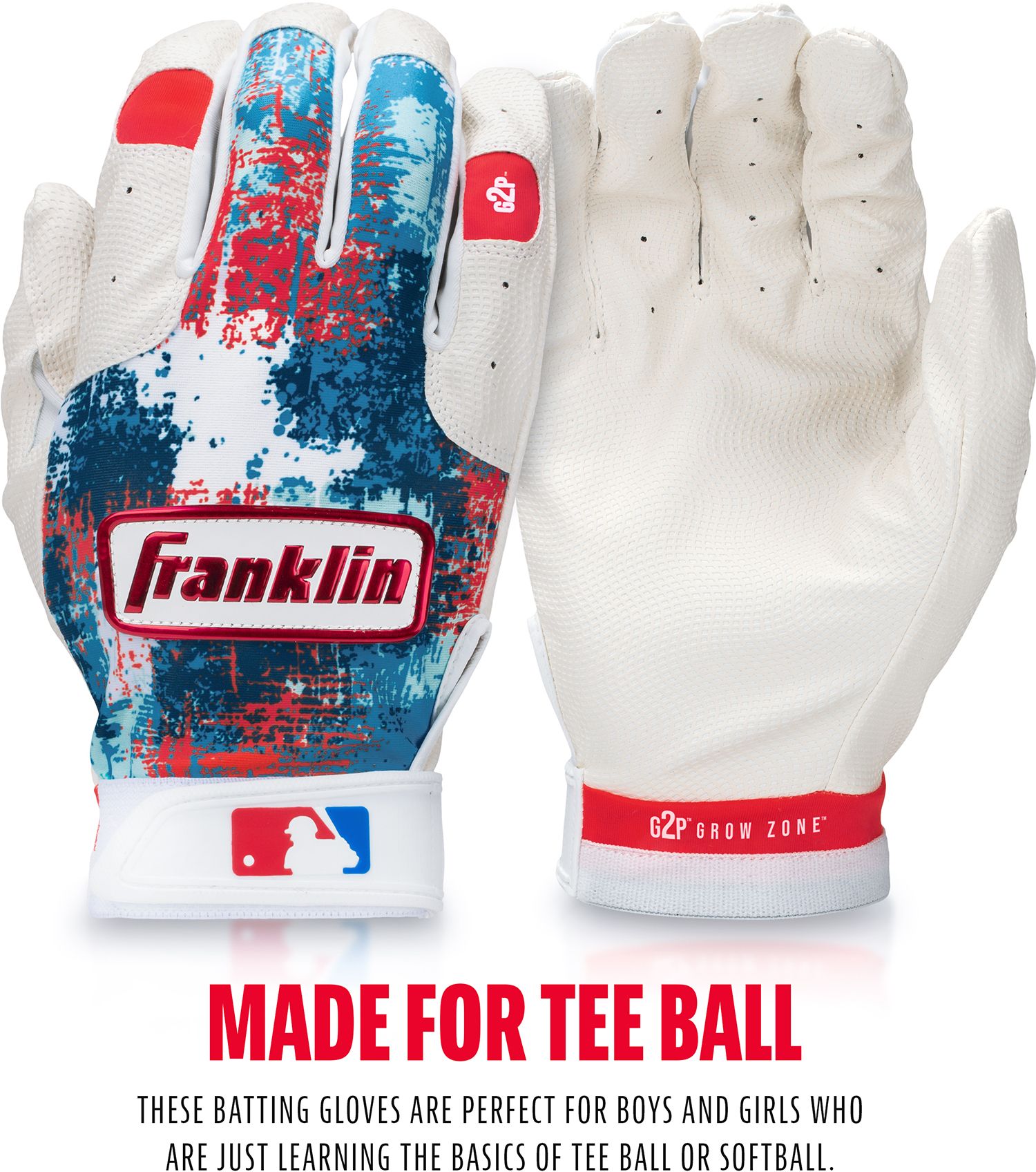Franklin Youth Grow To Pro Tee Ball Batting Gloves product image