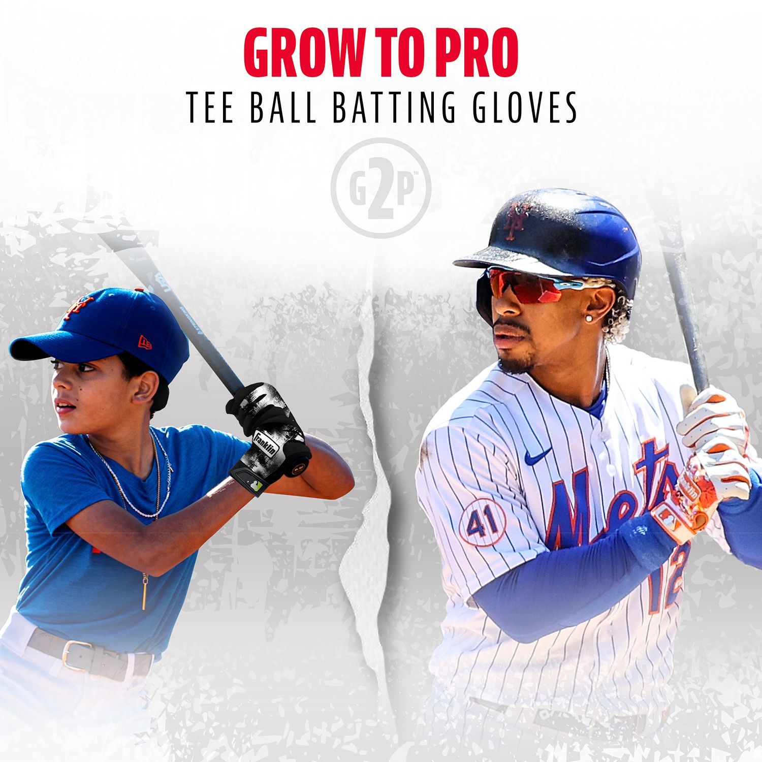 Franklin Youth Grow To Pro Tee Ball Batting Gloves product image