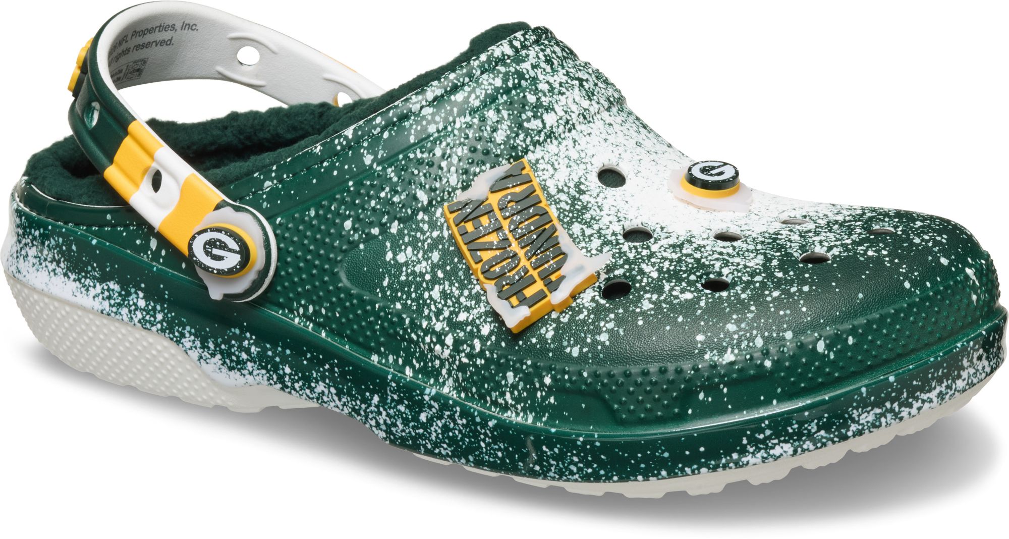 Crocs NFL Classic Green Bay Packers Lined Clogs product image