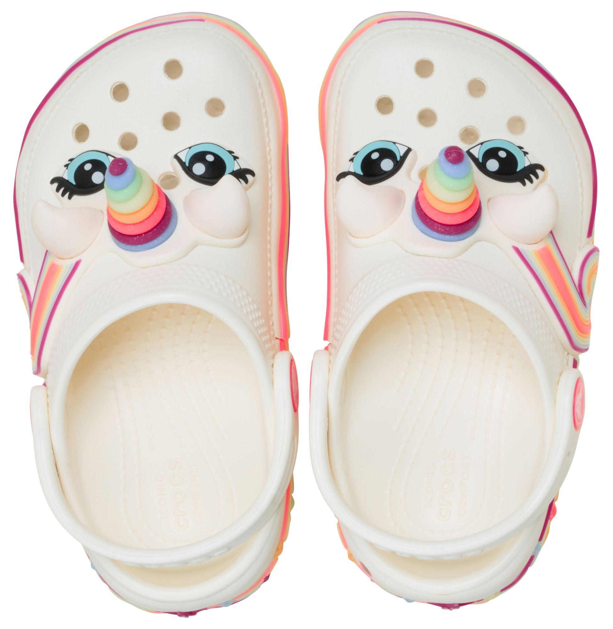 Crocs Toddler Classic IAM Unicorn Light Up Clogs product image