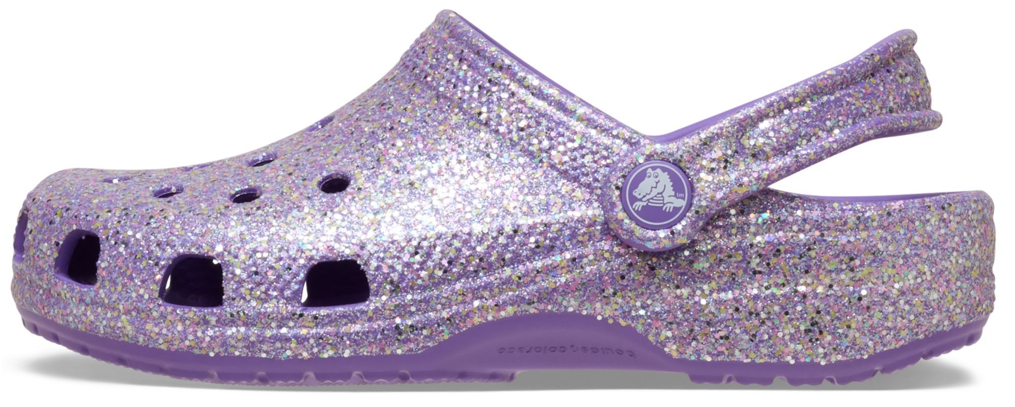 Crocs Kids' Classic Fantasy Glitter Clogs product image