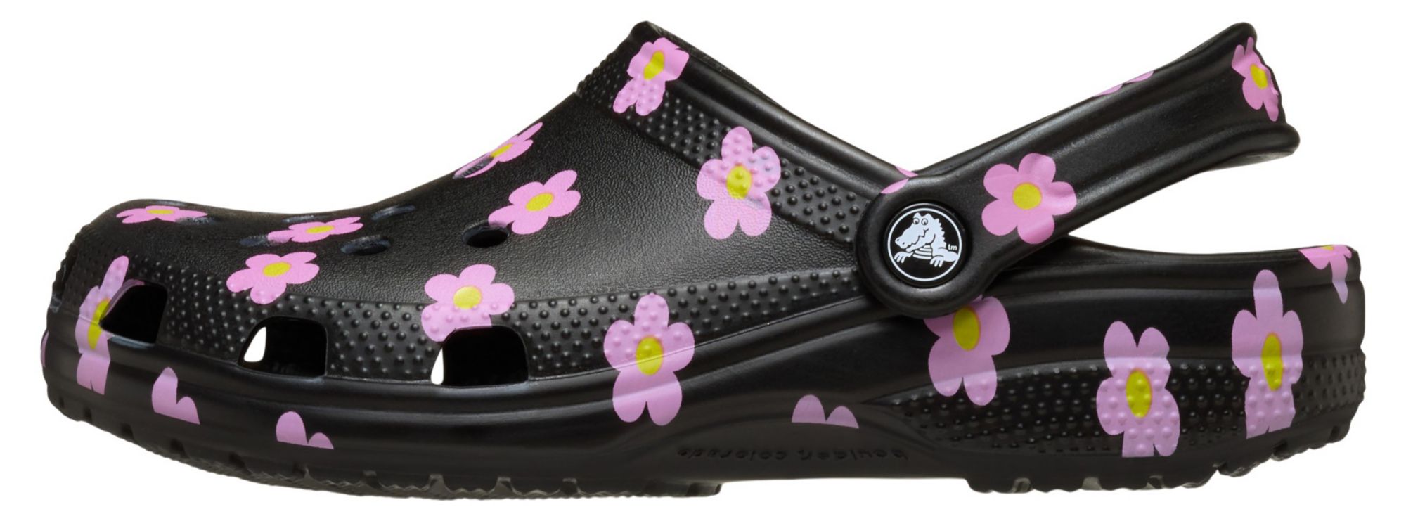 Crocs Kids Classic Flower Print Clogs product image