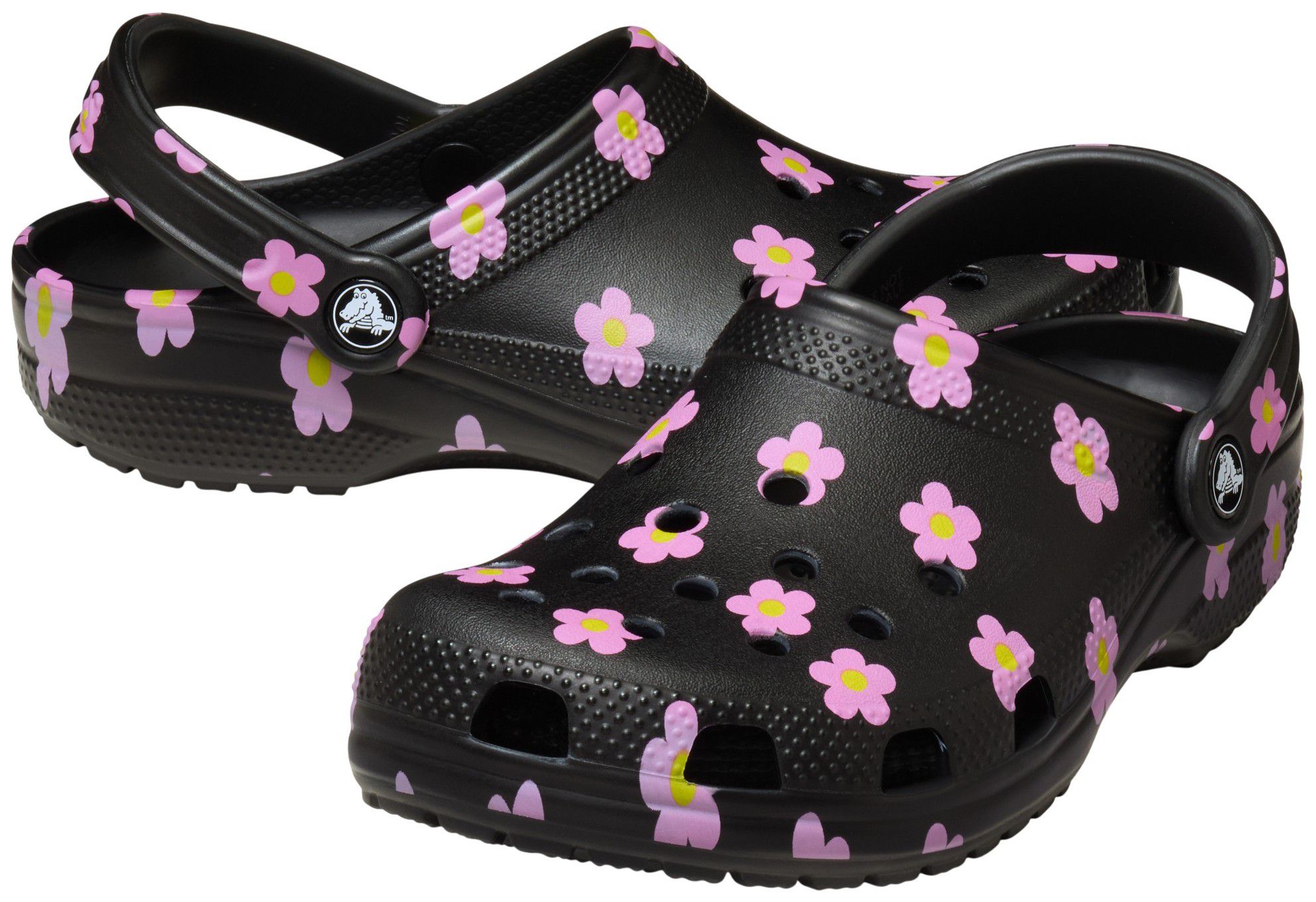Crocs Classic Flower Print Clogs product image