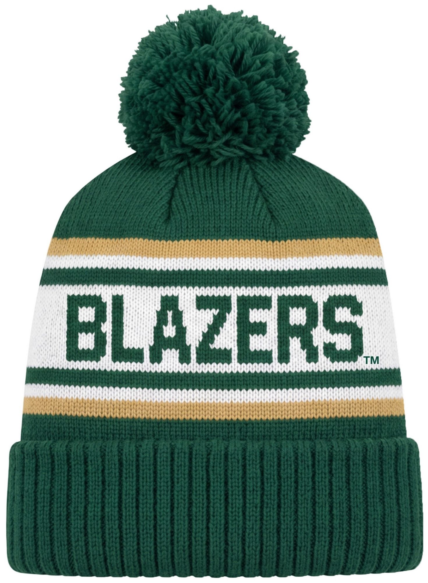 League-Legacy Adult UAB Blazers Green Pom Knit Beanie product image