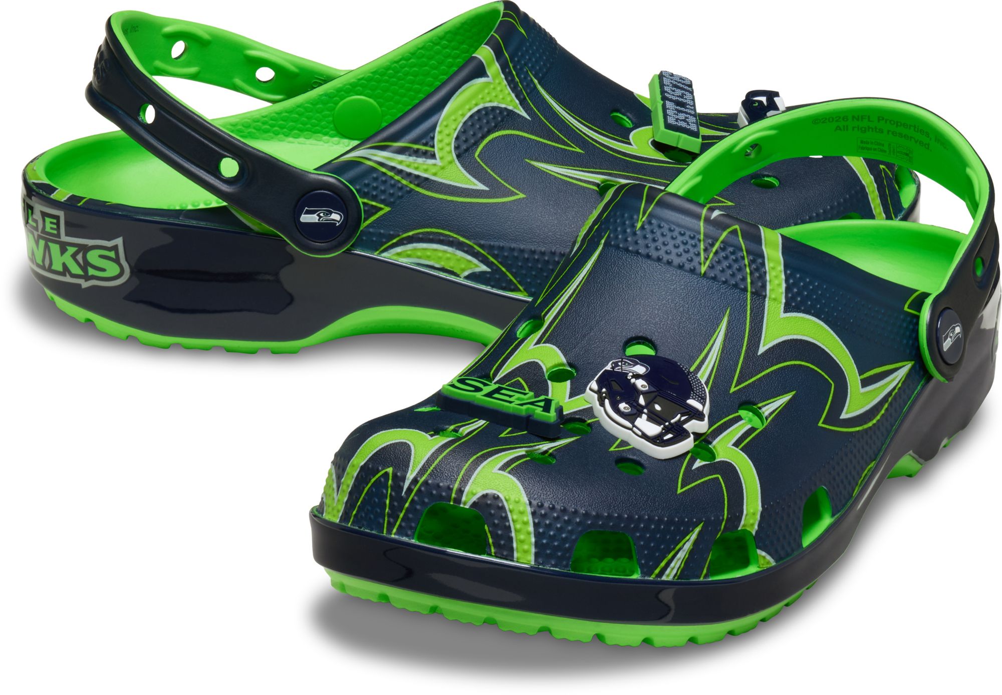 Crocs NFL Classic Seattle Seahawks Clogs product image
