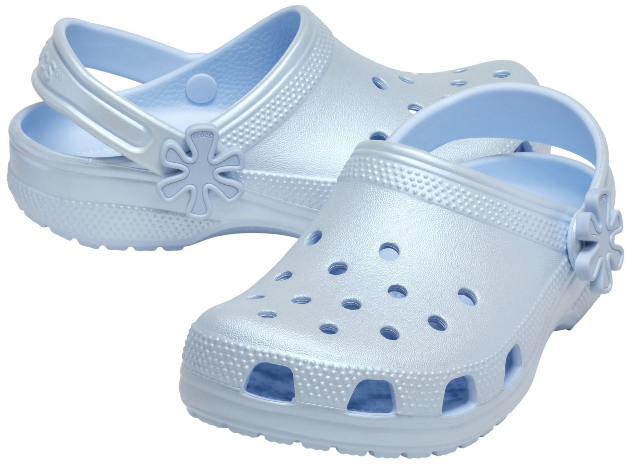 Crocs Kids Classic Pearl Shine Clogs product image