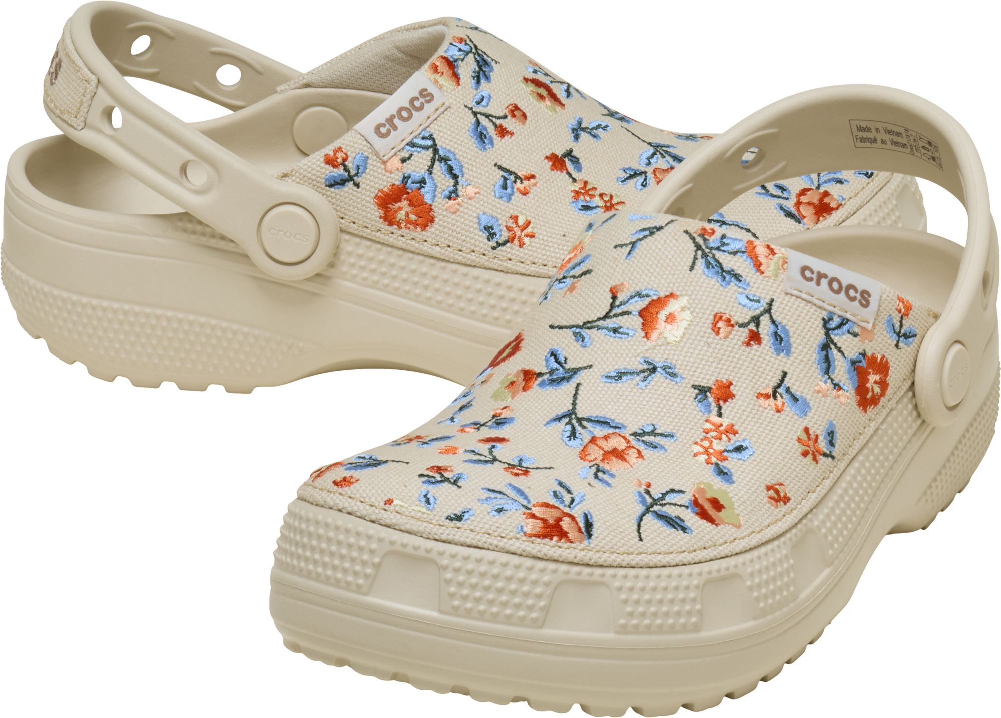 Crocs Classic Crafted Floral Clogs product image