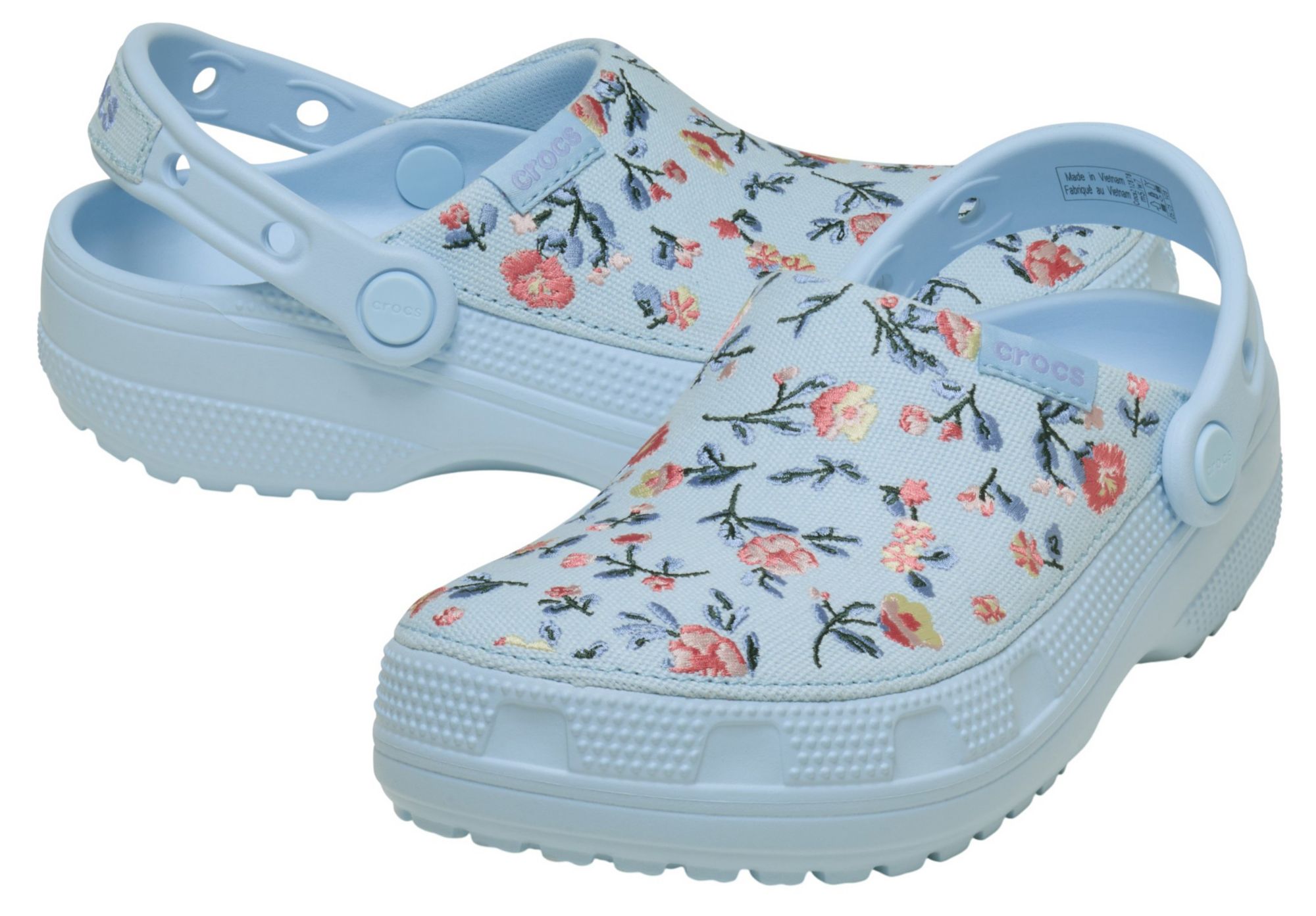 Crocs Classic Crafted Floral Clogs product image