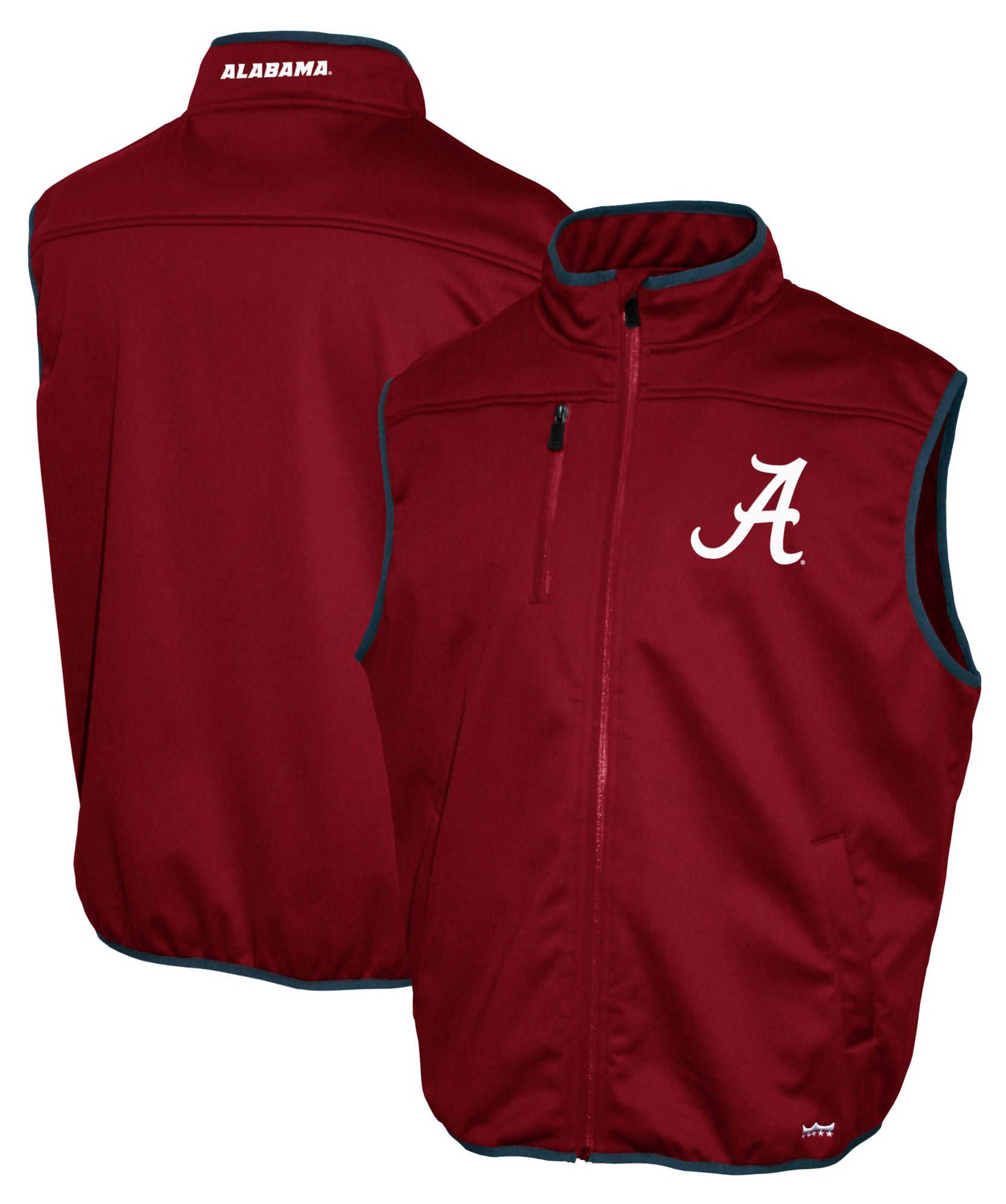 Franchise Club Men's Alabama Crimson Tide Crimson Softshell Vest product image