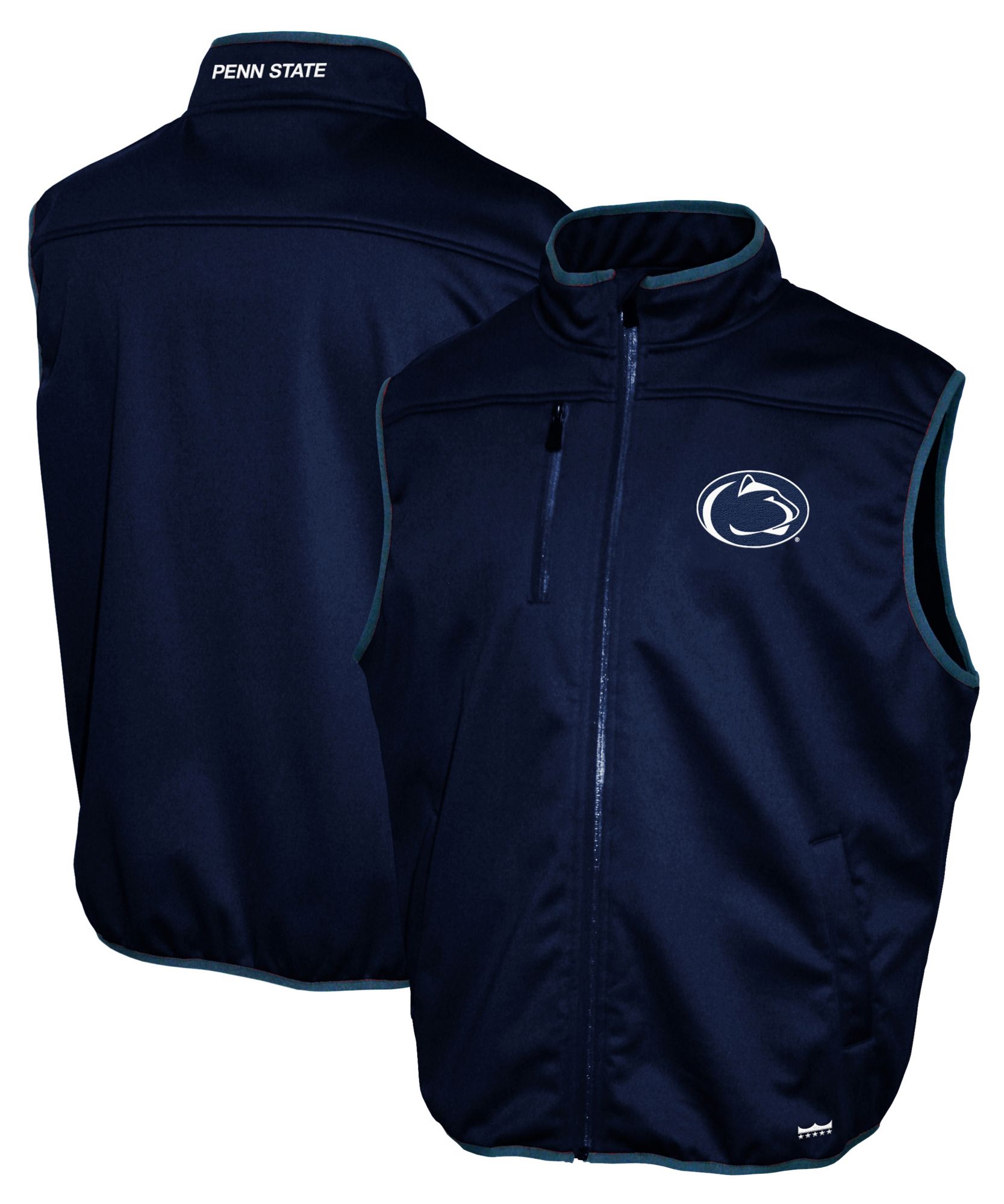 Franchise Club Men's Penn State Nittany Lions Navy Softshell Vest product image