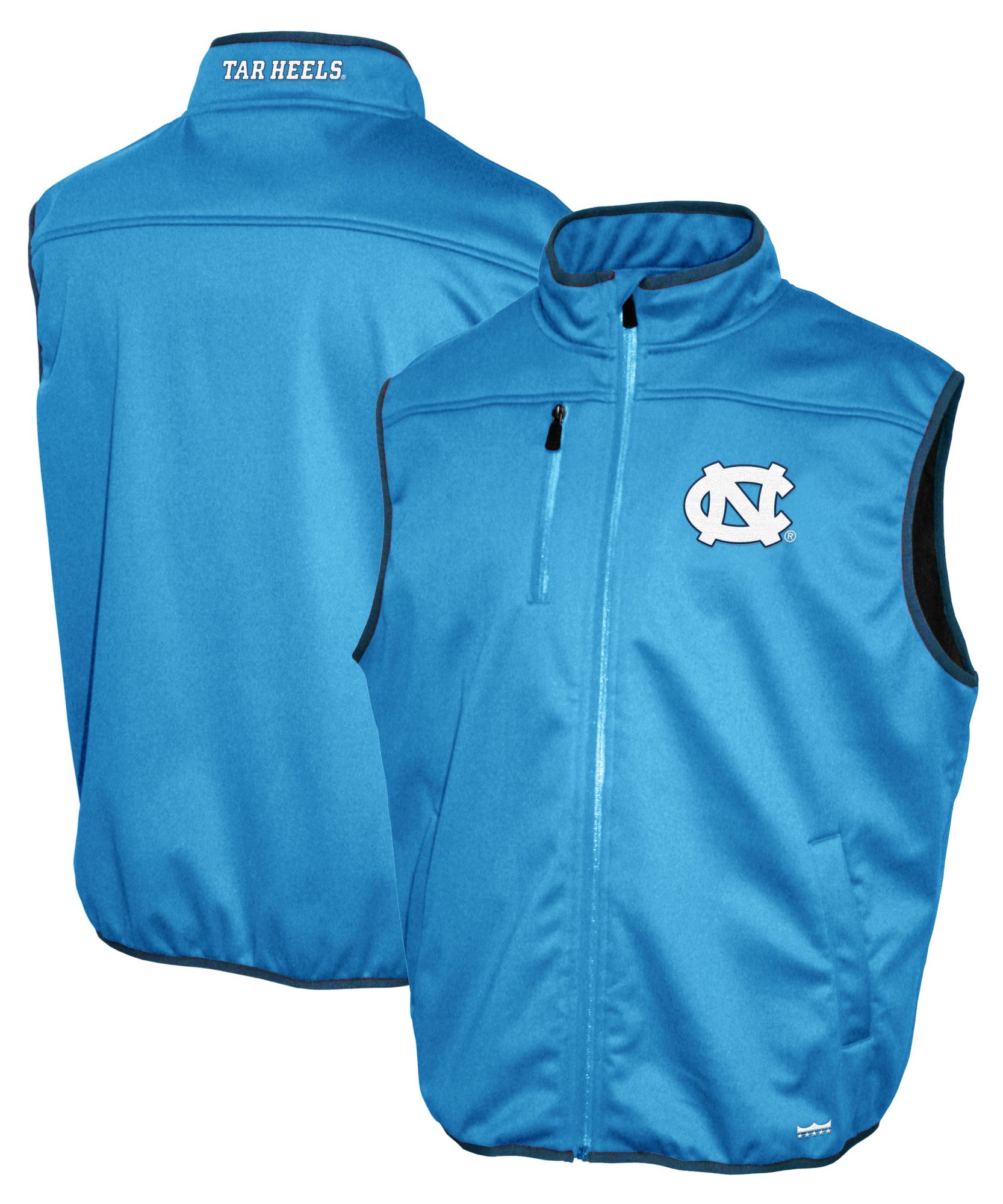 Franchise Club Men's North Carolina Tar Heels Carolina Blue Softshell Vest product image