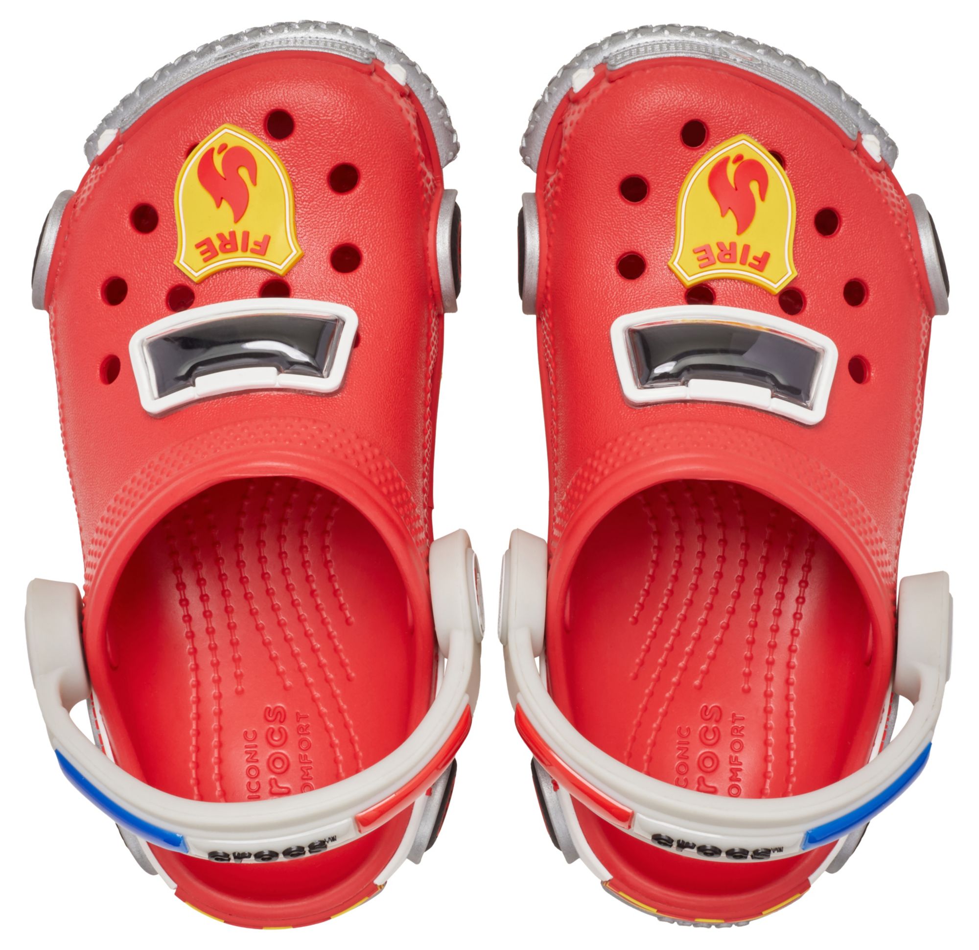 Crocs Toddler Classic IAM Firetruck Light Up Clogs product image
