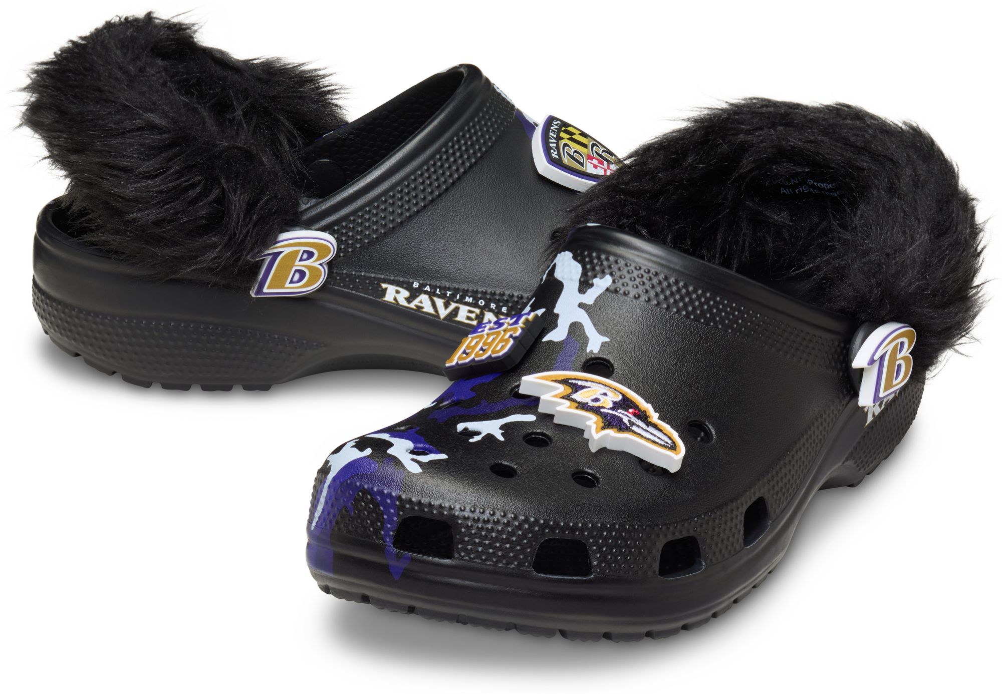Crocs NFL Classic Baltimore Ravens Lined Clogs product image