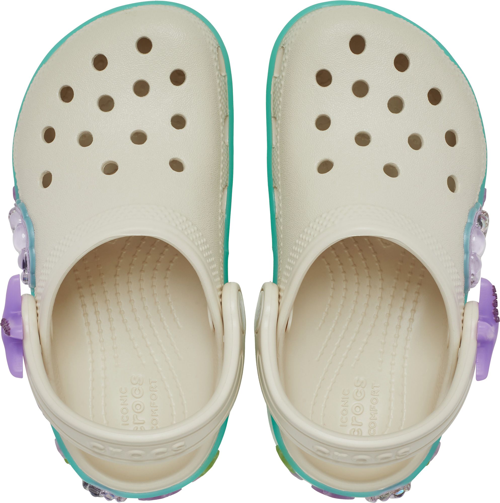 Crocs Toddler Classic Sea Sparkle Clogs product image