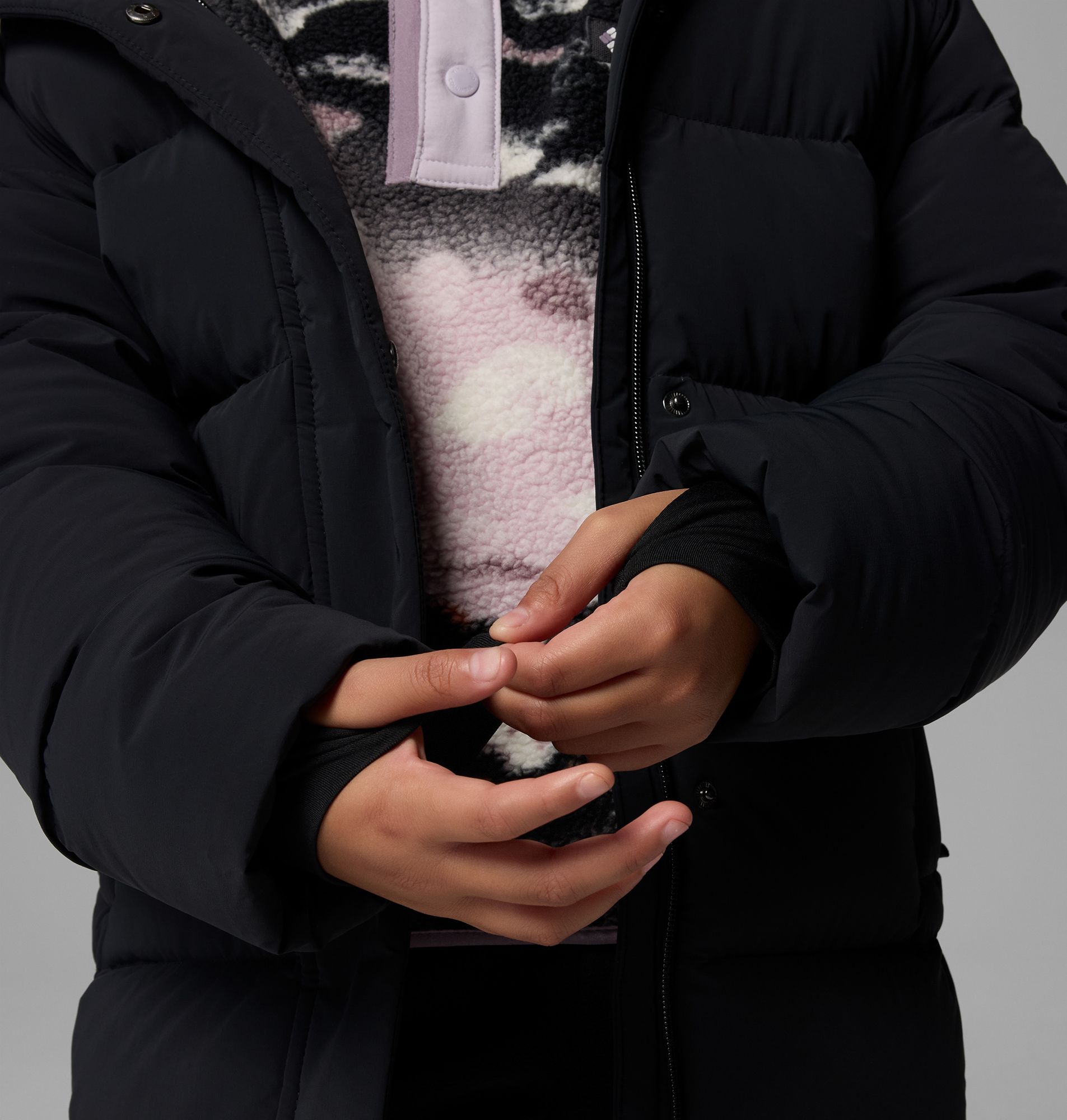 Columbia Girls' Amaze Puff Long Hooded Jacket product image