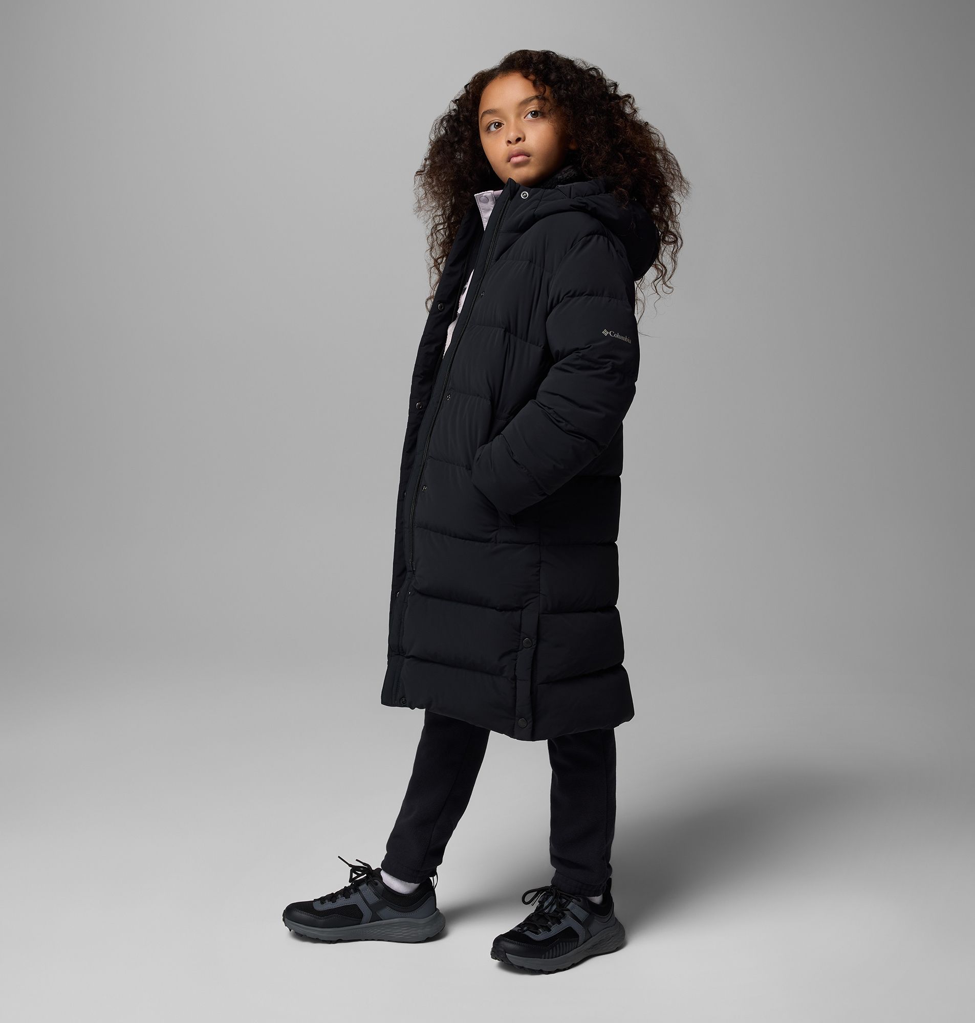 Columbia Girls' Amaze Puff Long Hooded Jacket product image