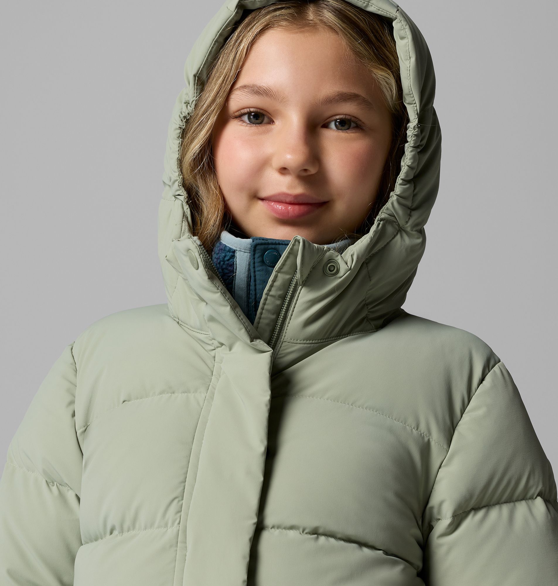 Columbia Girls' Amaze Puff Long Hooded Jacket product image