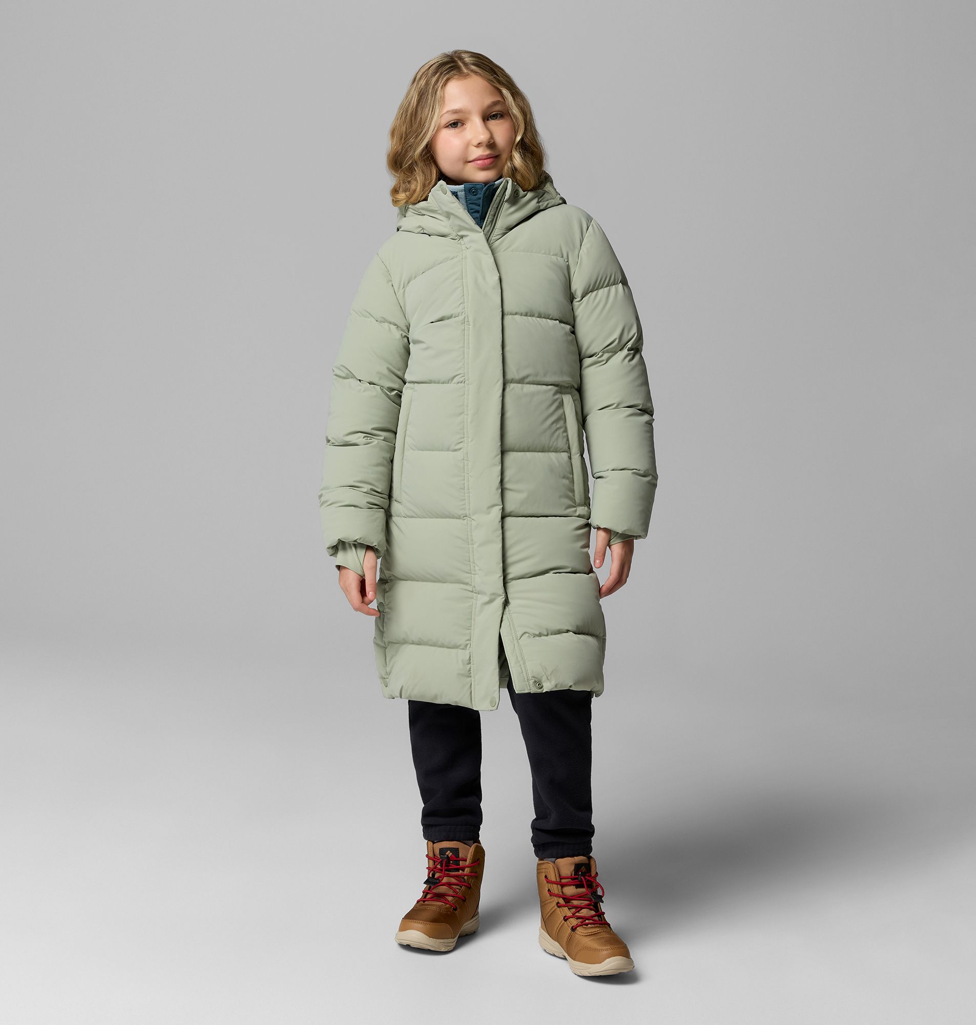 Columbia Girls' Amaze Puff Long Hooded Jacket product image