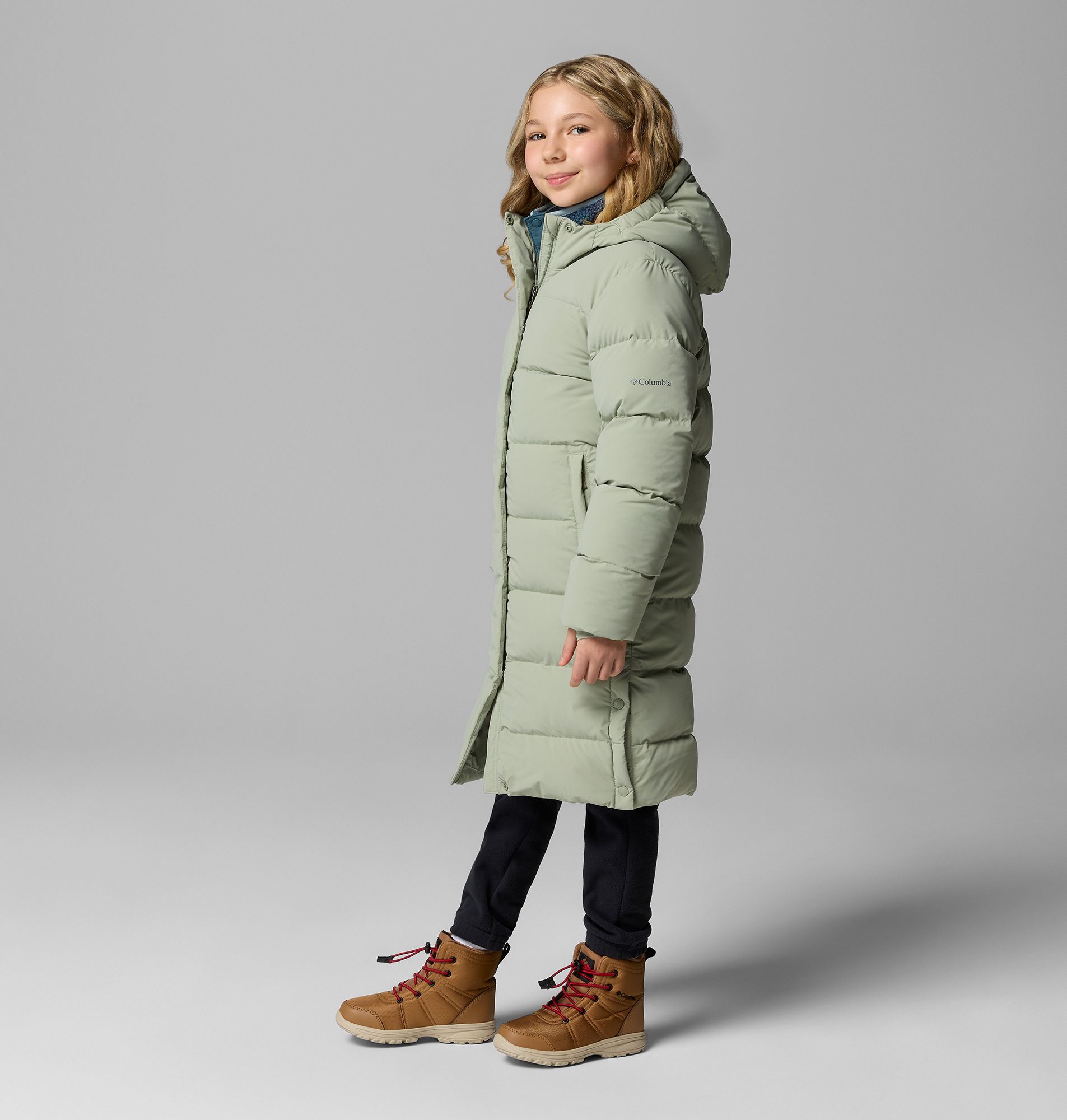 Columbia Girls' Amaze Puff Long Hooded Jacket product image