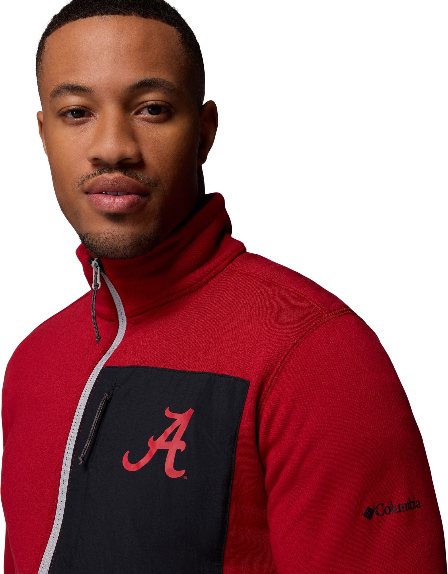 Columbia Men's Alabama Crimson Tide Red Hike Half-Zip Jacket product image