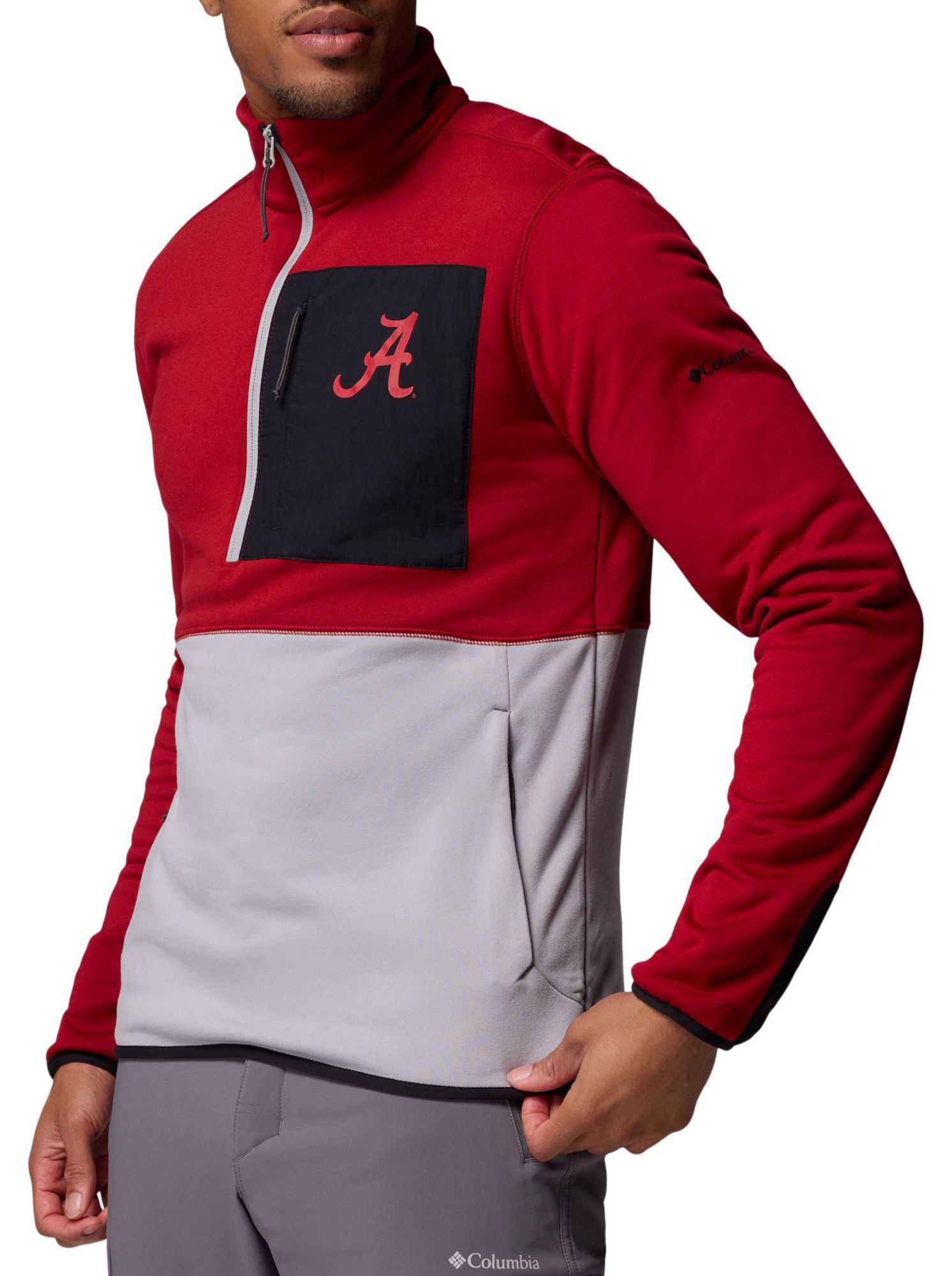 Columbia Men's Alabama Crimson Tide Red Hike Half-Zip Jacket product image