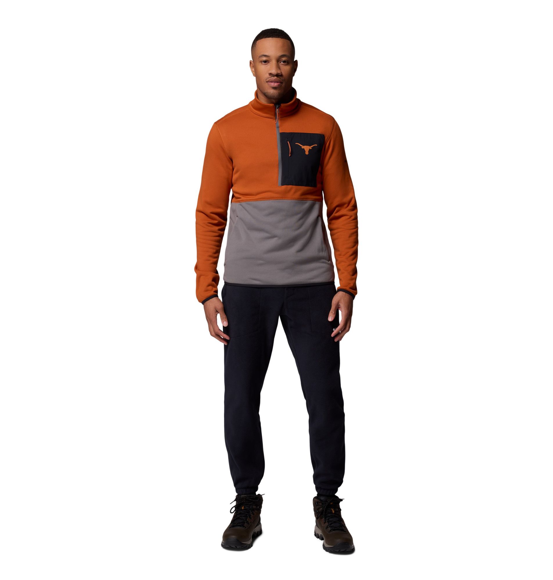 Columbia Men's Texas Longhorns Green Hike Half-Zip Jacket product image