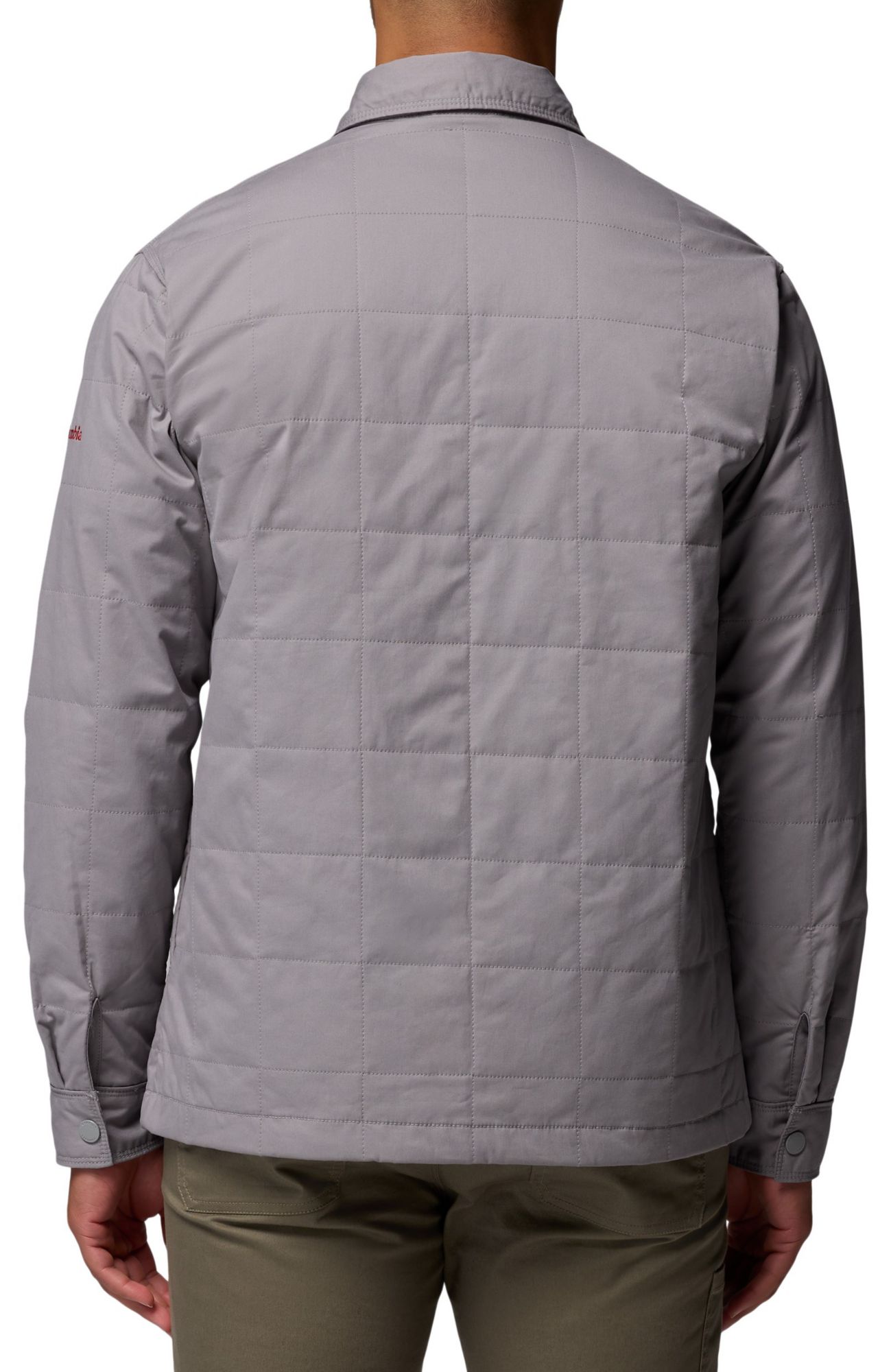 Columbia Men's Ohio State Buckeyes Light Grey Campus Roam Quilted Jacket product image