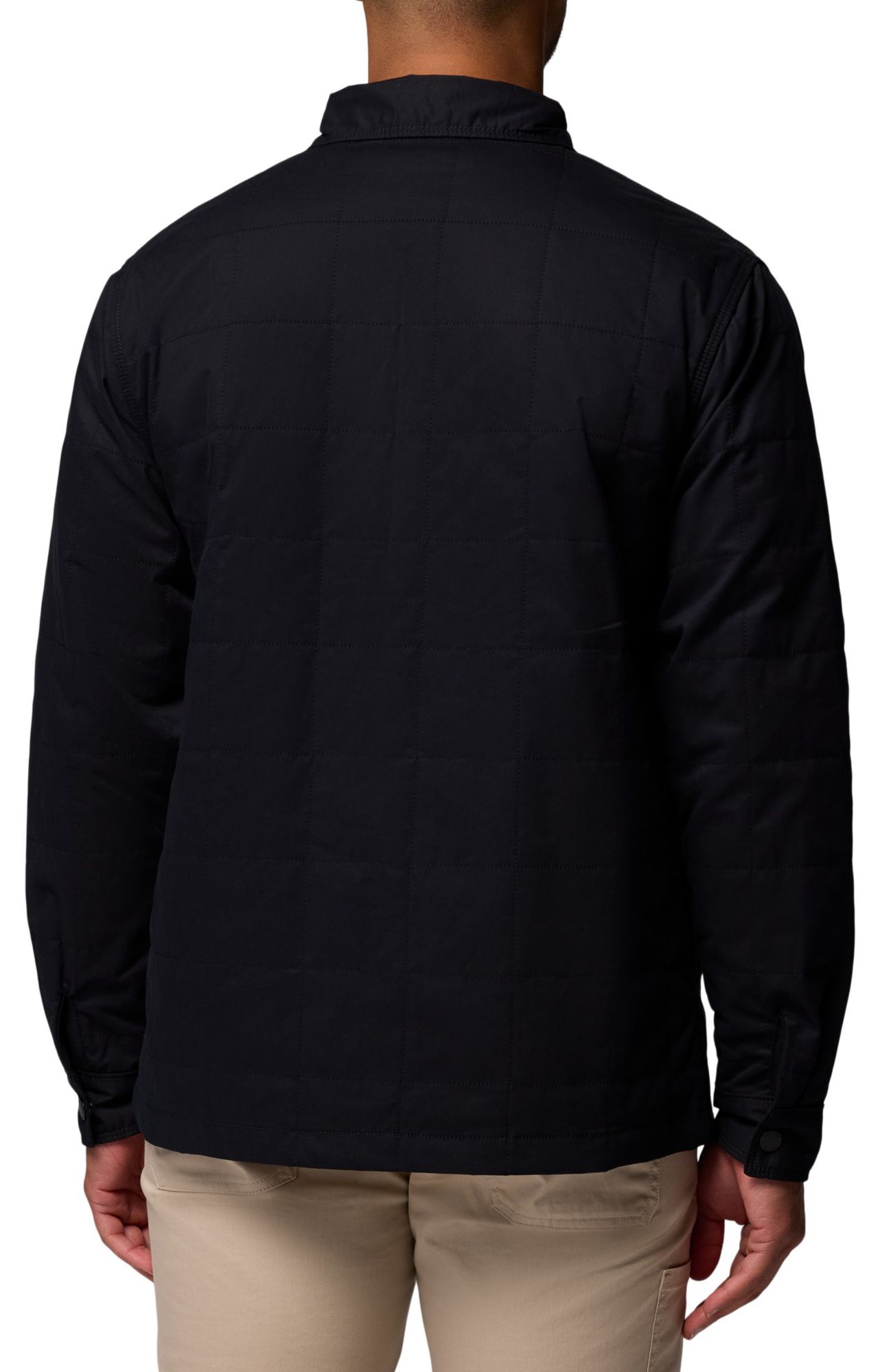 Columbia Men's Wisconsin Badgers Black Campus Roam Quilted Jacket product image