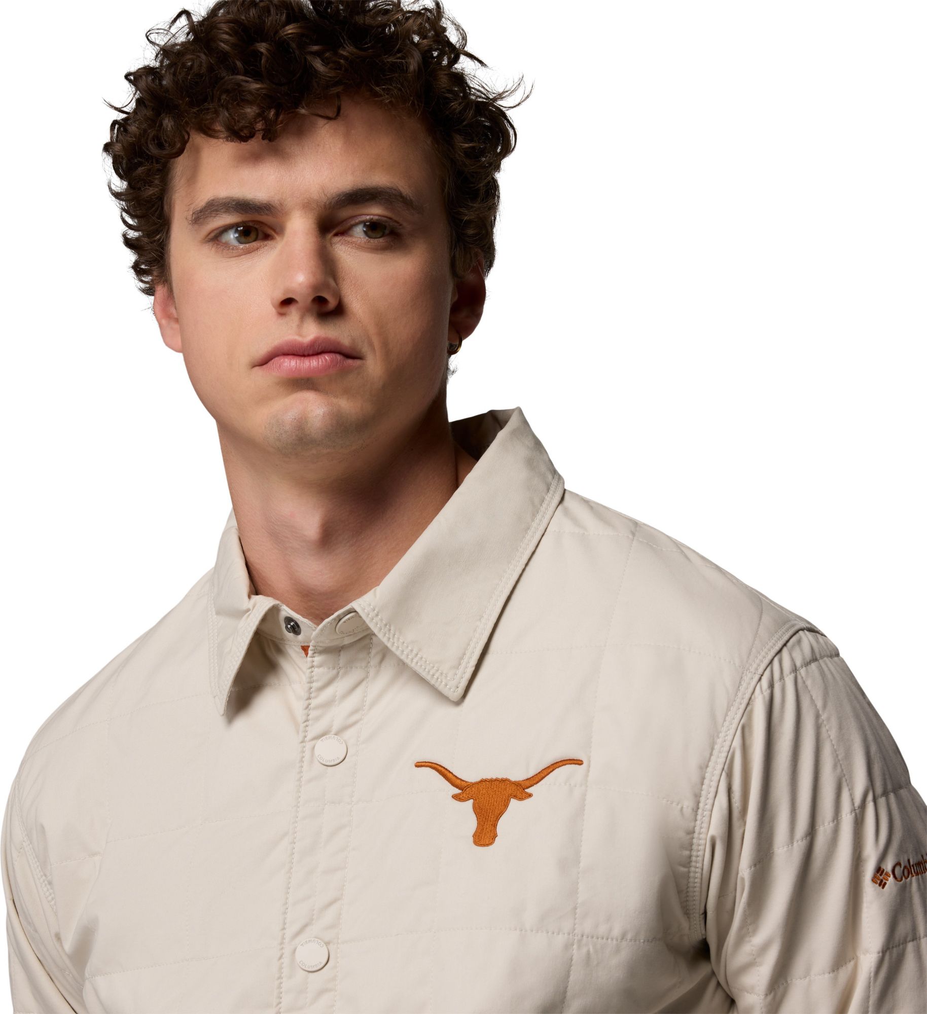 Columbia Men's Texas Longhorns Dark Stone Campus Roam Quilted Jacket product image