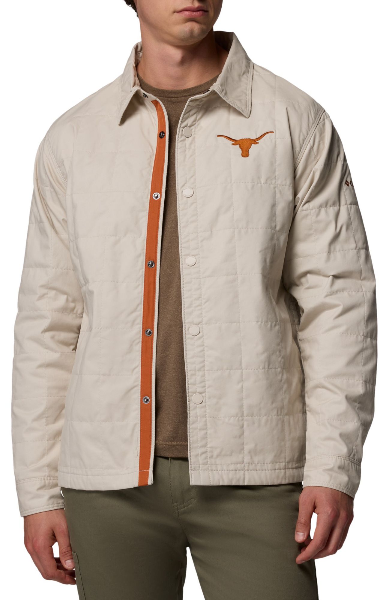 Columbia Men's Texas Longhorns Dark Stone Campus Roam Quilted Jacket product image