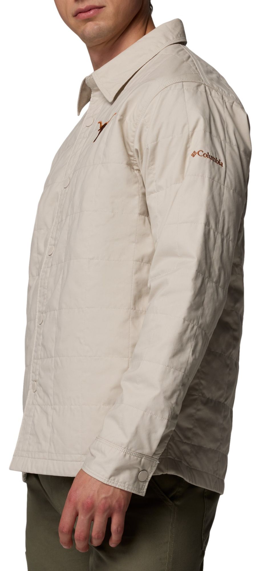 Columbia Men's Texas Longhorns Dark Stone Campus Roam Quilted Jacket product image