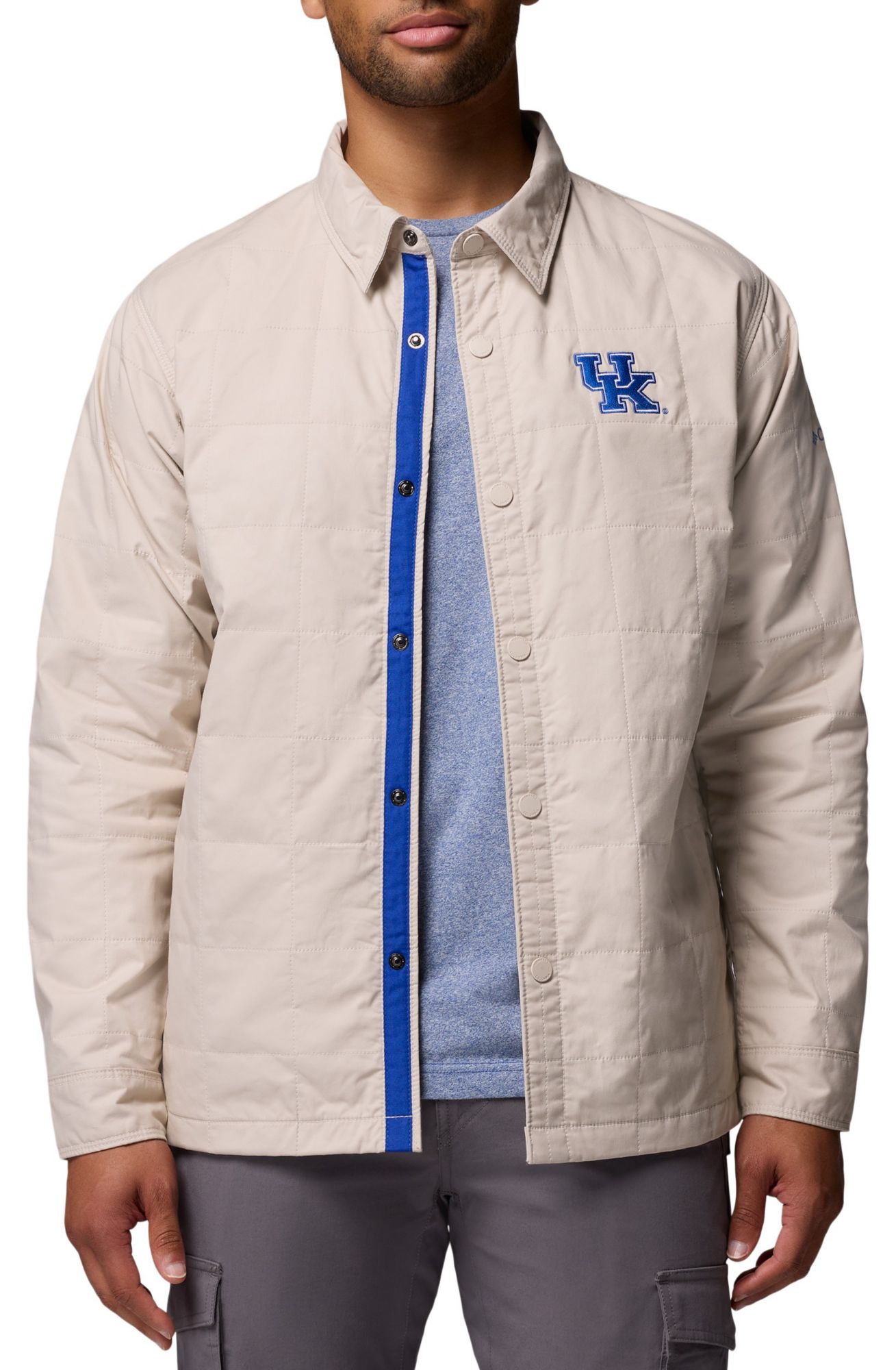 Columbia Men's Kentucky Wildcats Dark Stone Campus Roam Quilted Jacket product image
