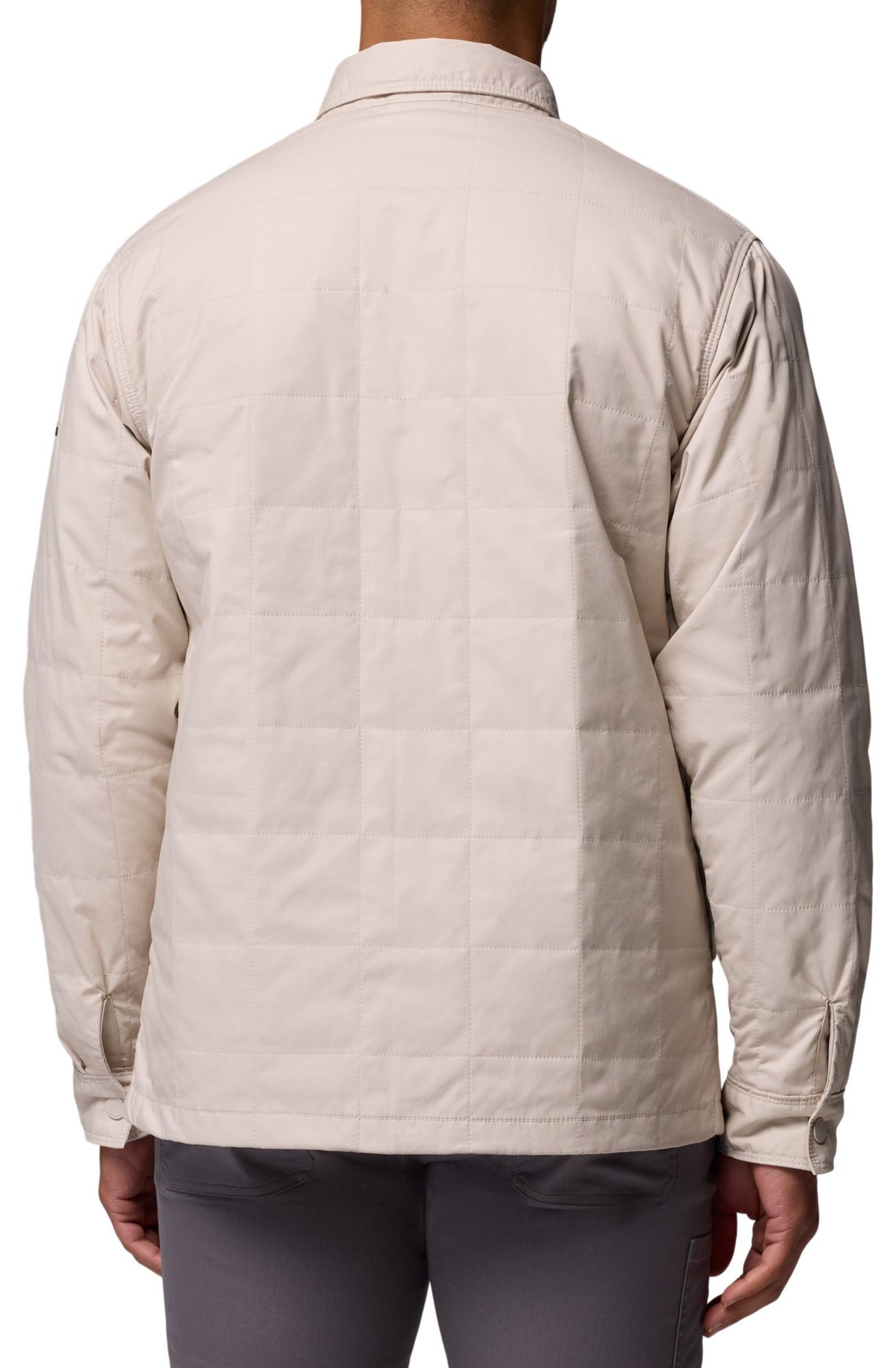 Columbia Men's Michigan Wolverines Dark Stone Campus Roam Quilted Jacket product image