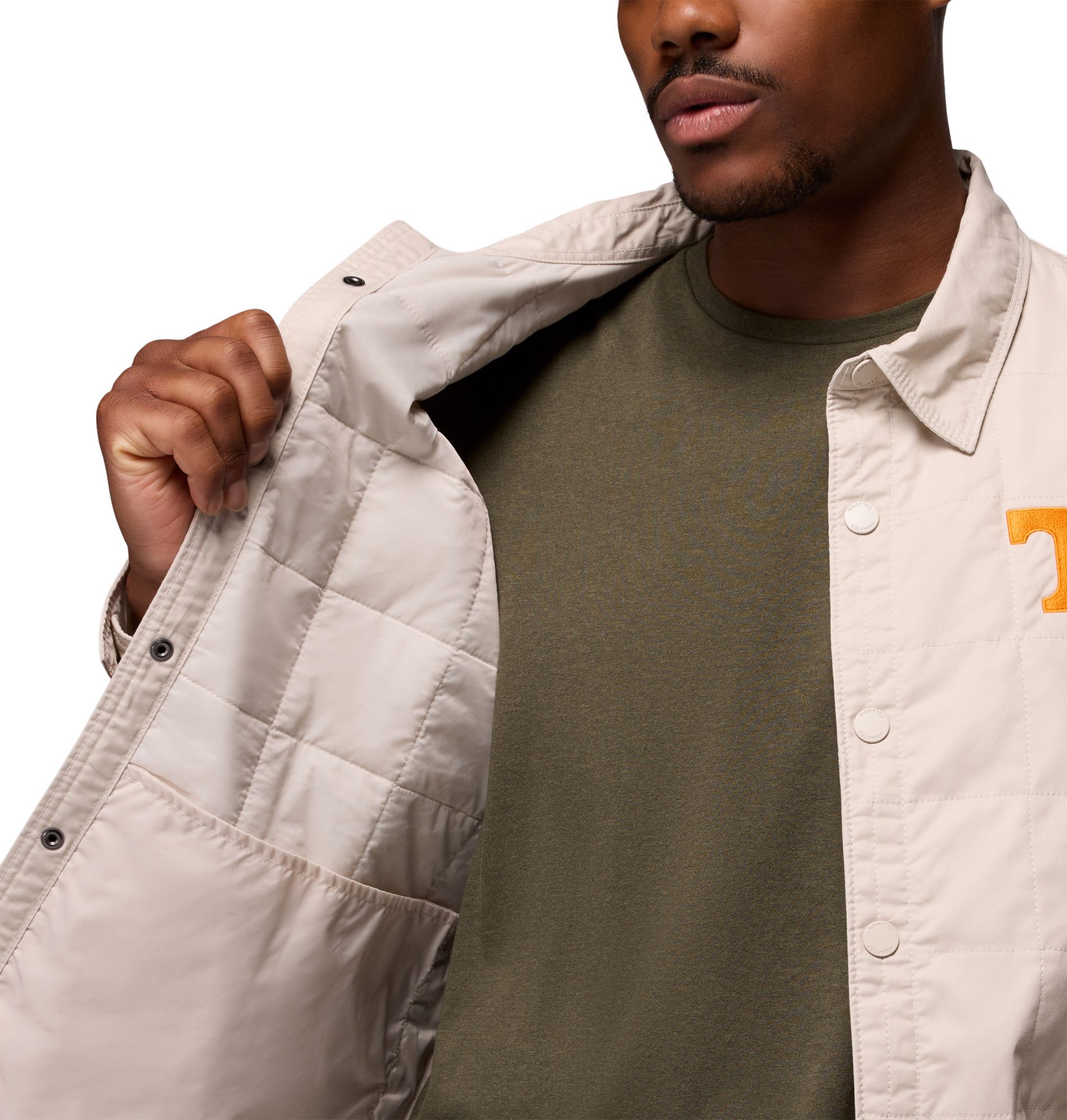 Columbia Men's Tennessee Volunteers Dark Stone Campus Roam Quilted Jacket product image