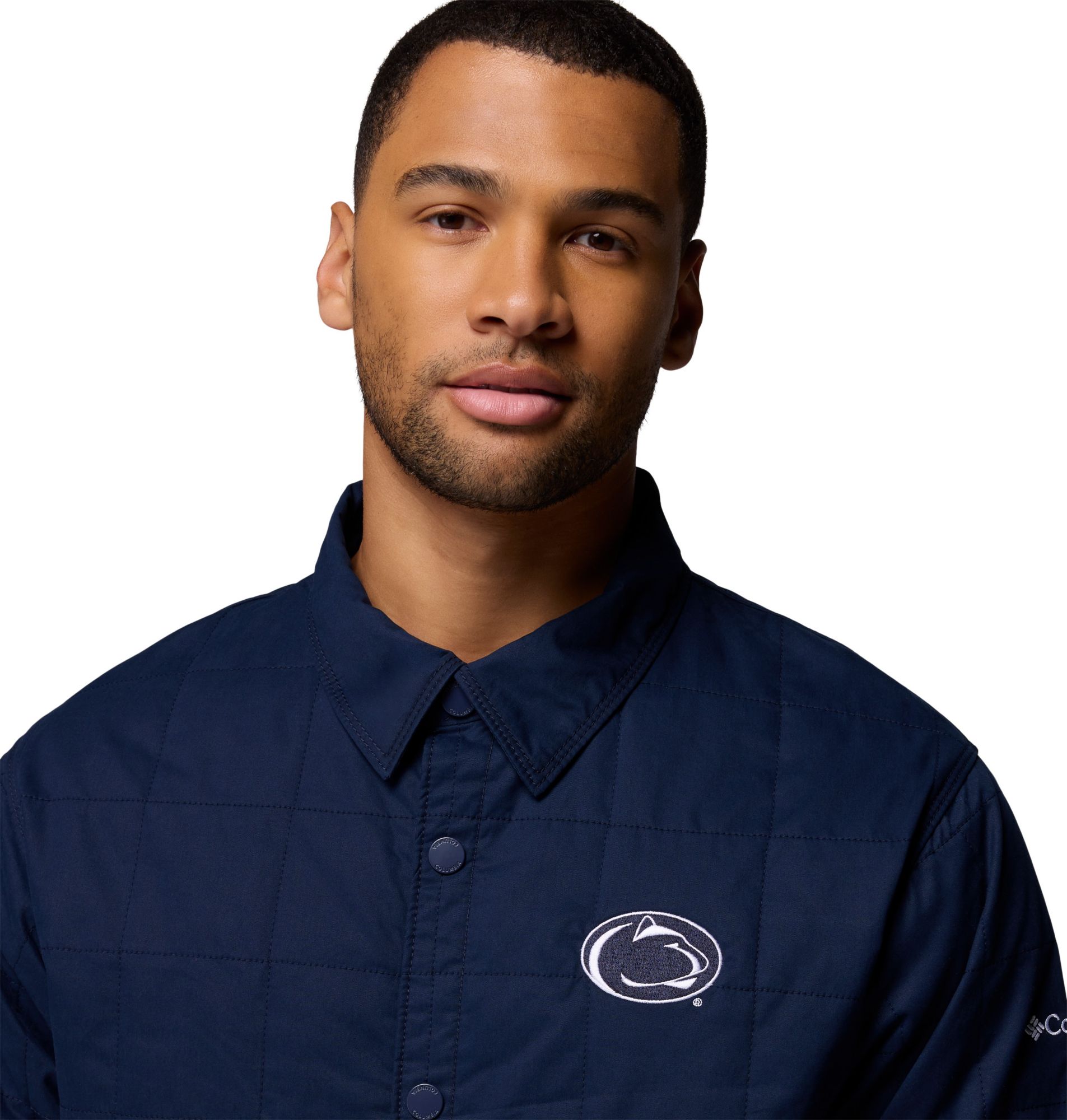 Columbia Men's Penn State Nittany Lions Collegiate Navy Campus Roam Quilted Jacket product image