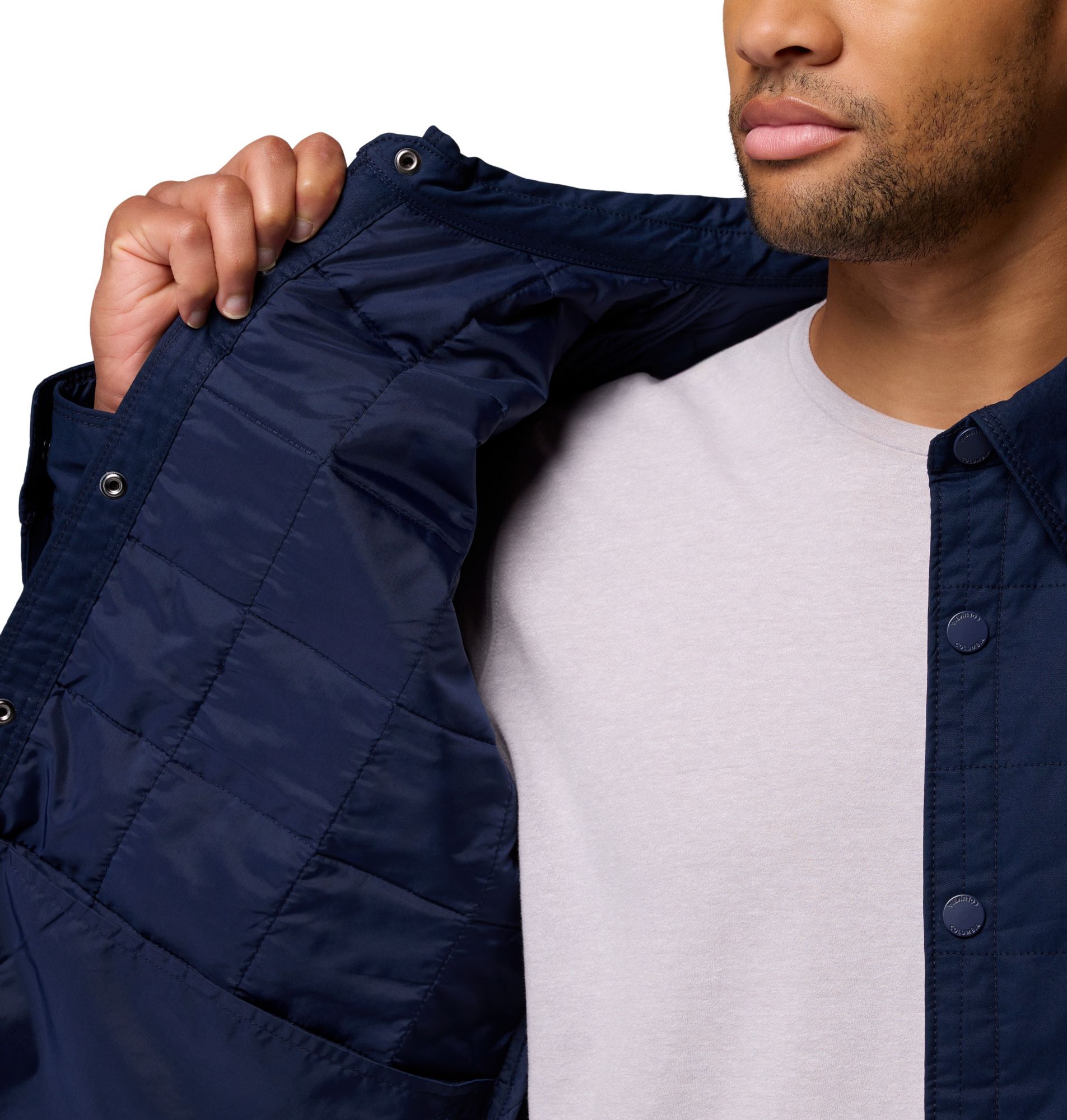 Columbia Men's Penn State Nittany Lions Collegiate Navy Campus Roam Quilted Jacket product image