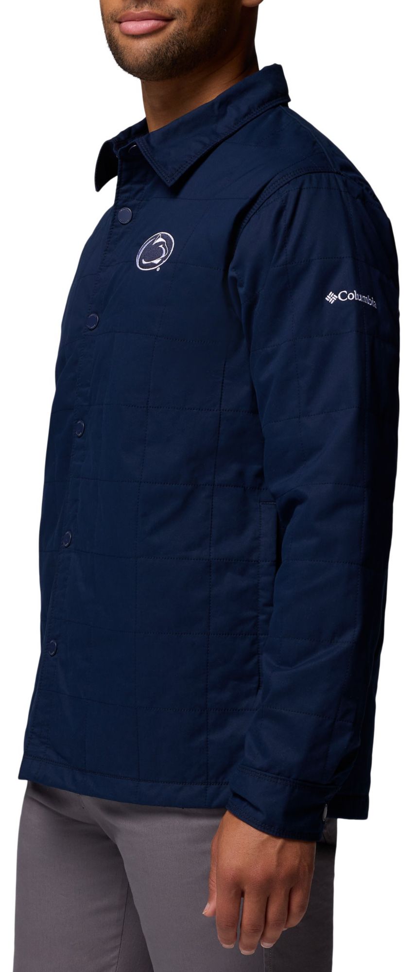 Columbia Men's Penn State Nittany Lions Collegiate Navy Campus Roam Quilted Jacket product image