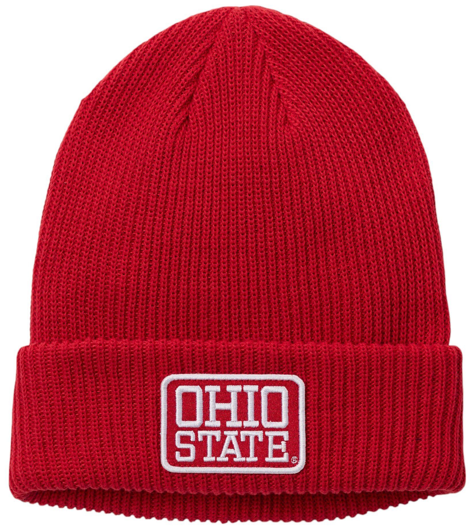 Columbia Adult Ohio State Buckeyes Red Lost Lager Beanie product image