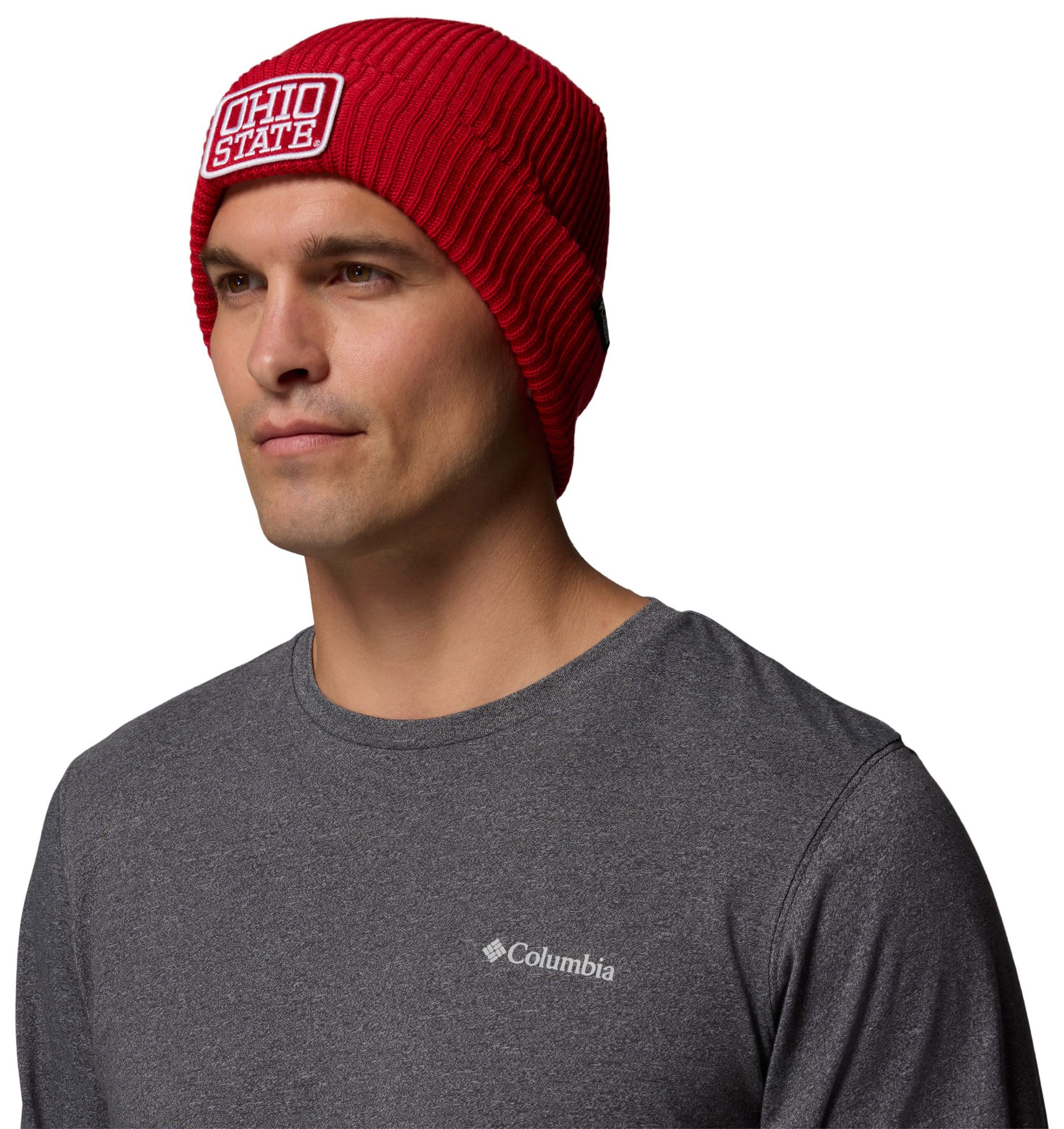Columbia Adult Ohio State Buckeyes Red Lost Lager Beanie product image